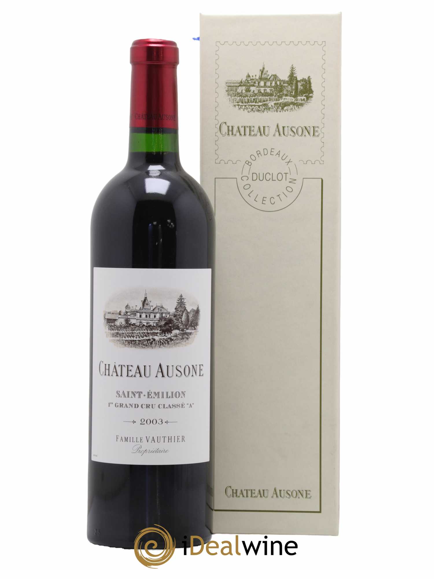 Château Ausone 1er Grand Cru Classé A 2003 - Lot de 1 bouteille - 0