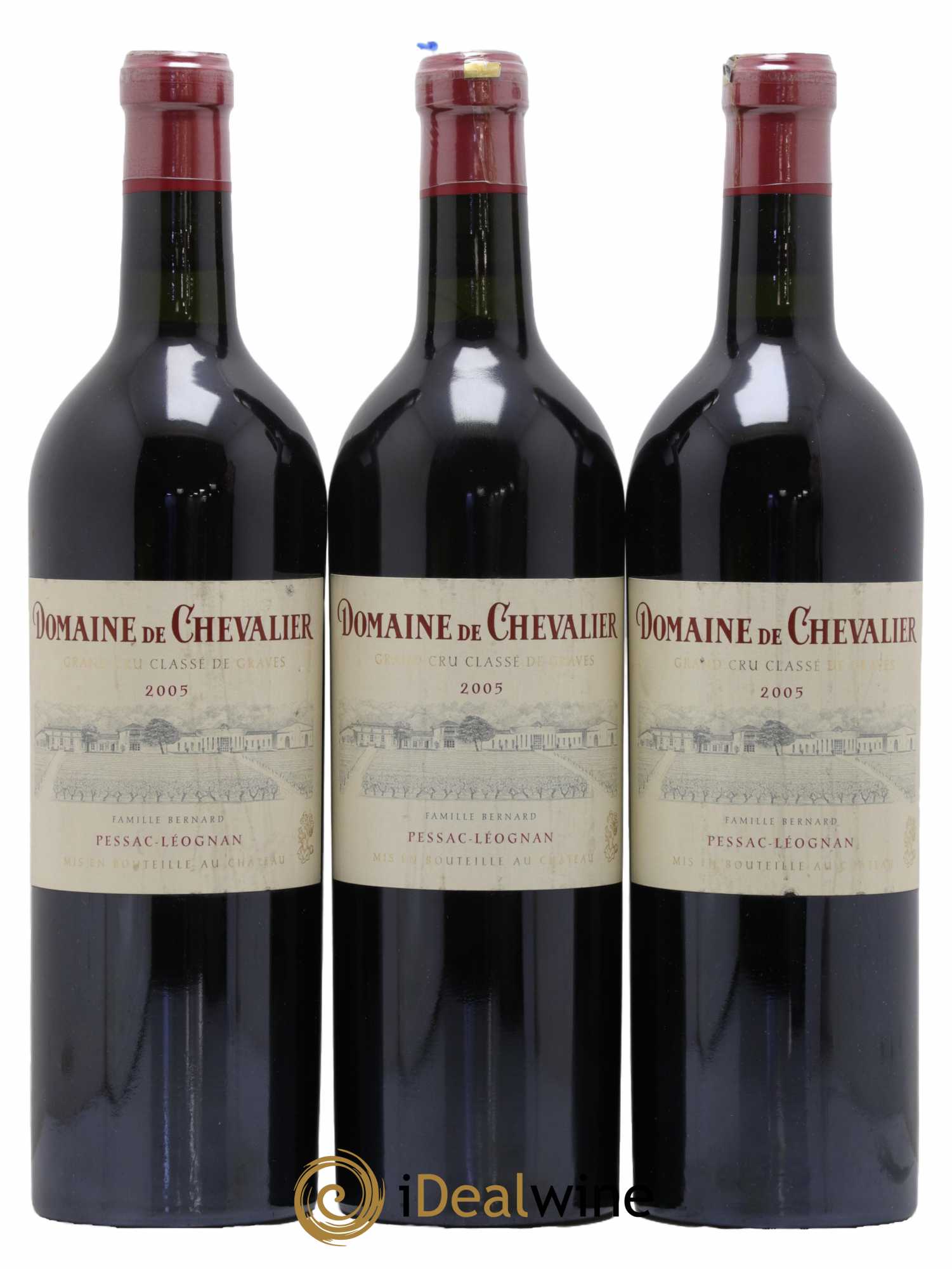 Domaine de Chevalier Cru Classé de Graves 2005 - Lot de 3 bouteilles - 0