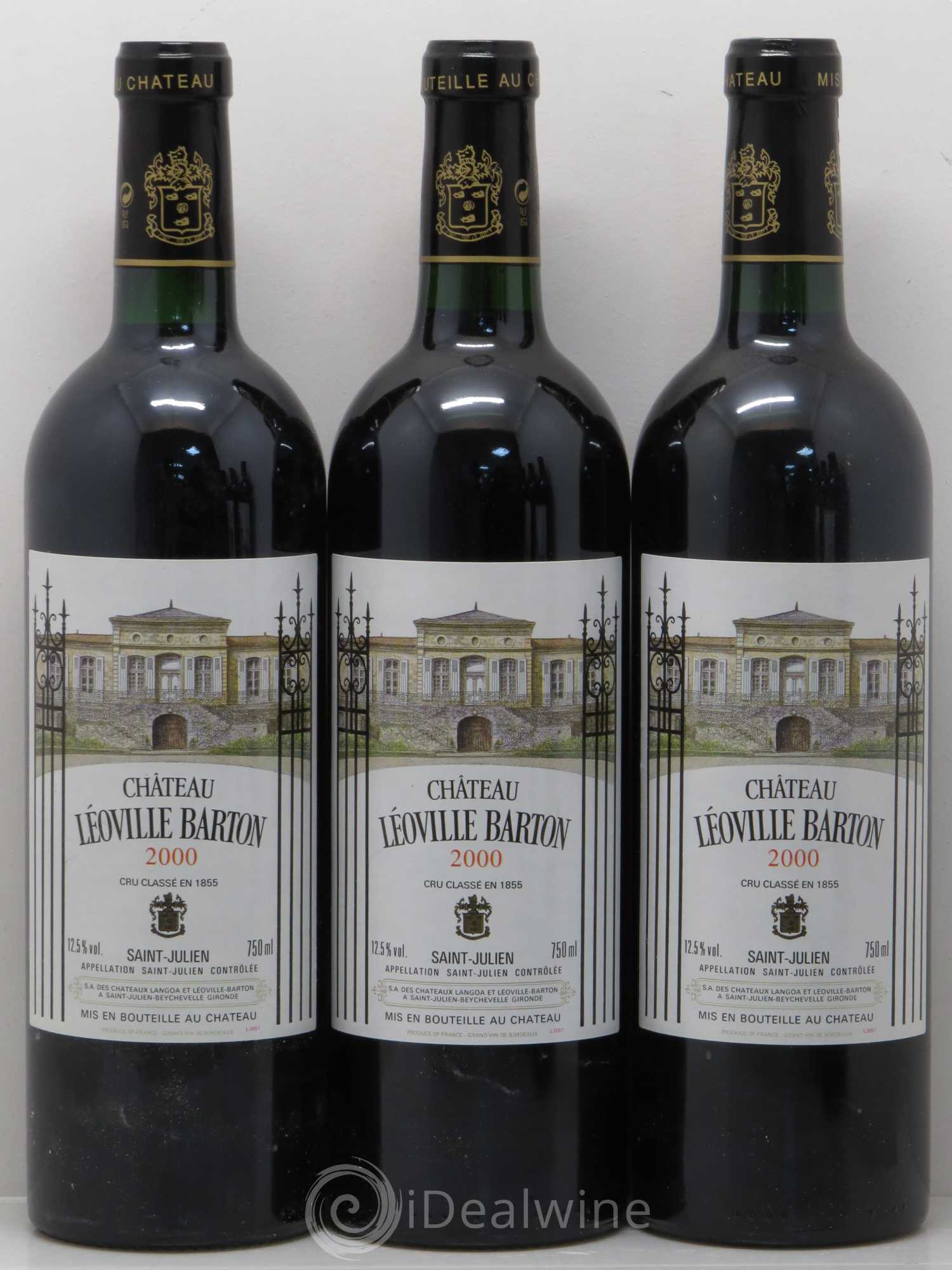 Château Léoville Barton 2ème Grand Cru Classé 2000 - Lot de 6 bouteilles - 2