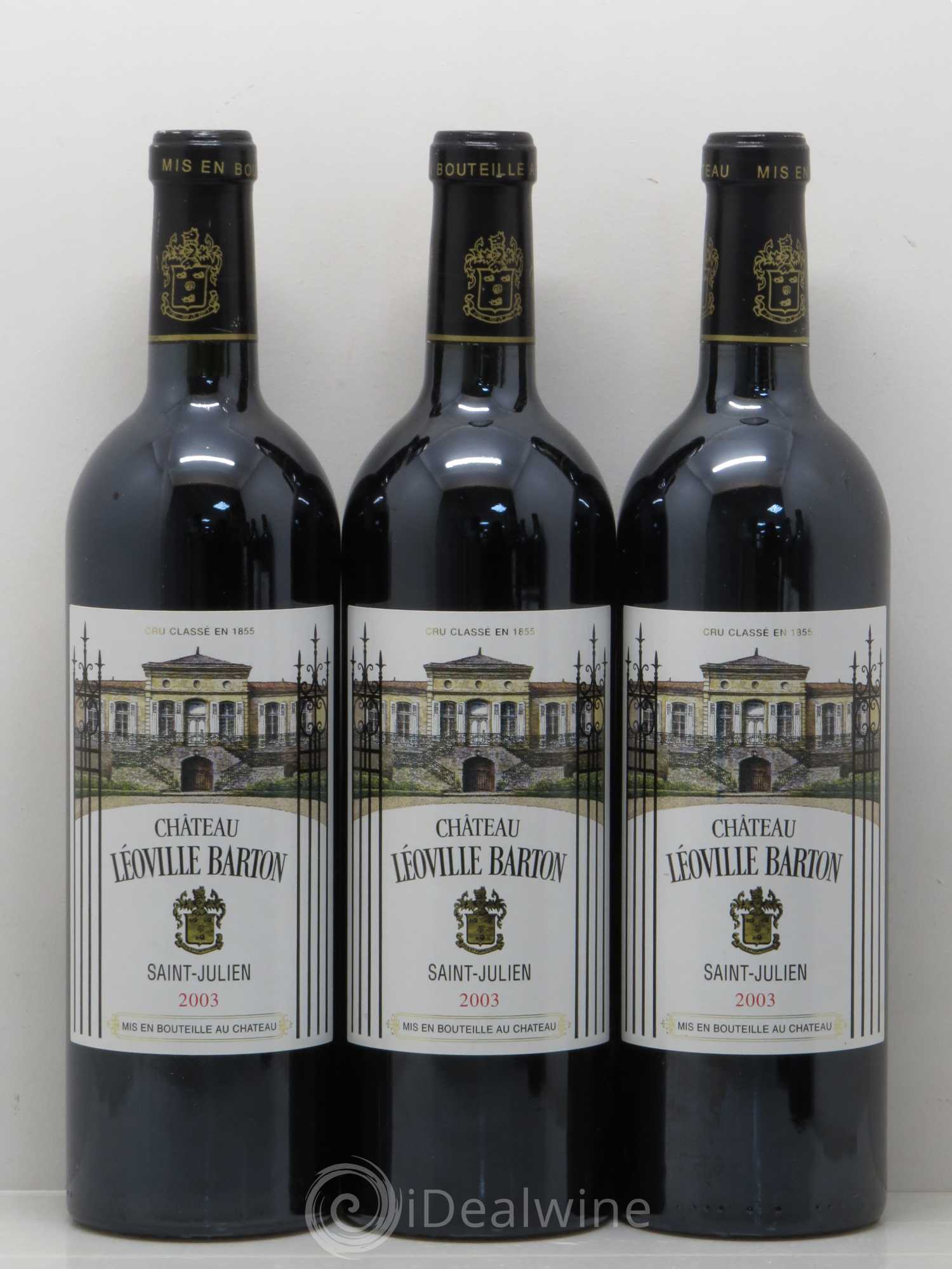 Château Léoville Barton 2ème Grand Cru Classé 2003 - Lot de 6 bouteilles - 1