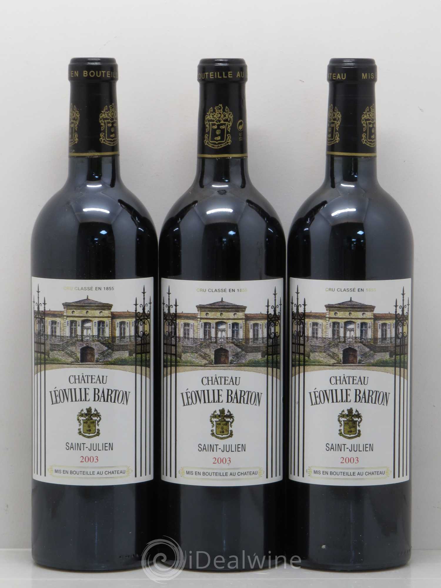 Château Léoville Barton 2ème Grand Cru Classé 2003 - Lot de 6 bouteilles - 2