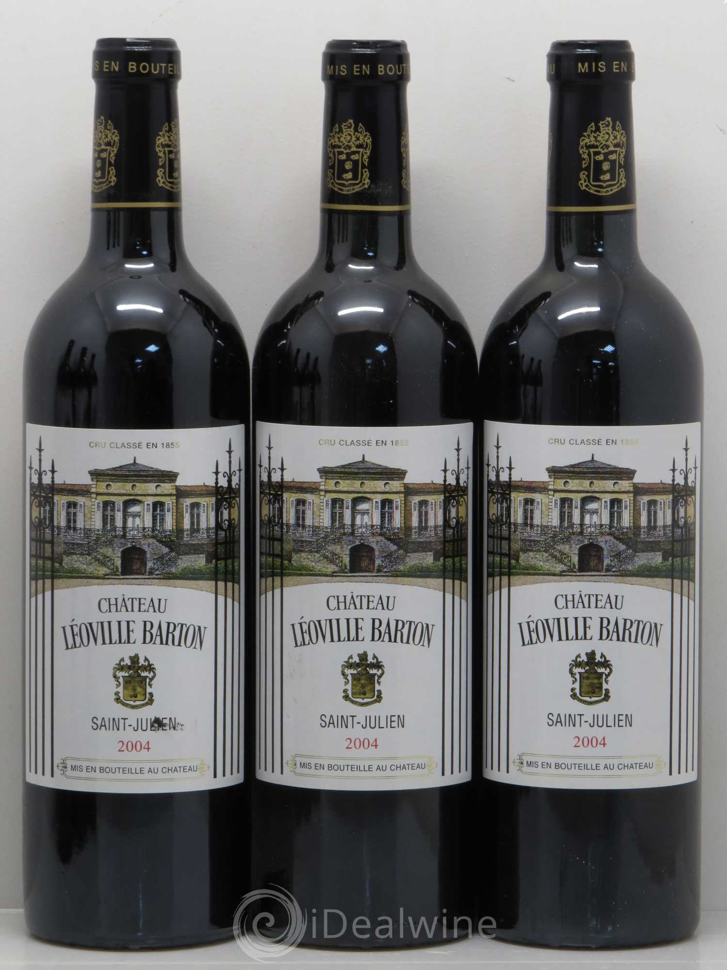 Château Léoville Barton 2ème Grand Cru Classé 2004 - Lot de 6 bouteilles - 1