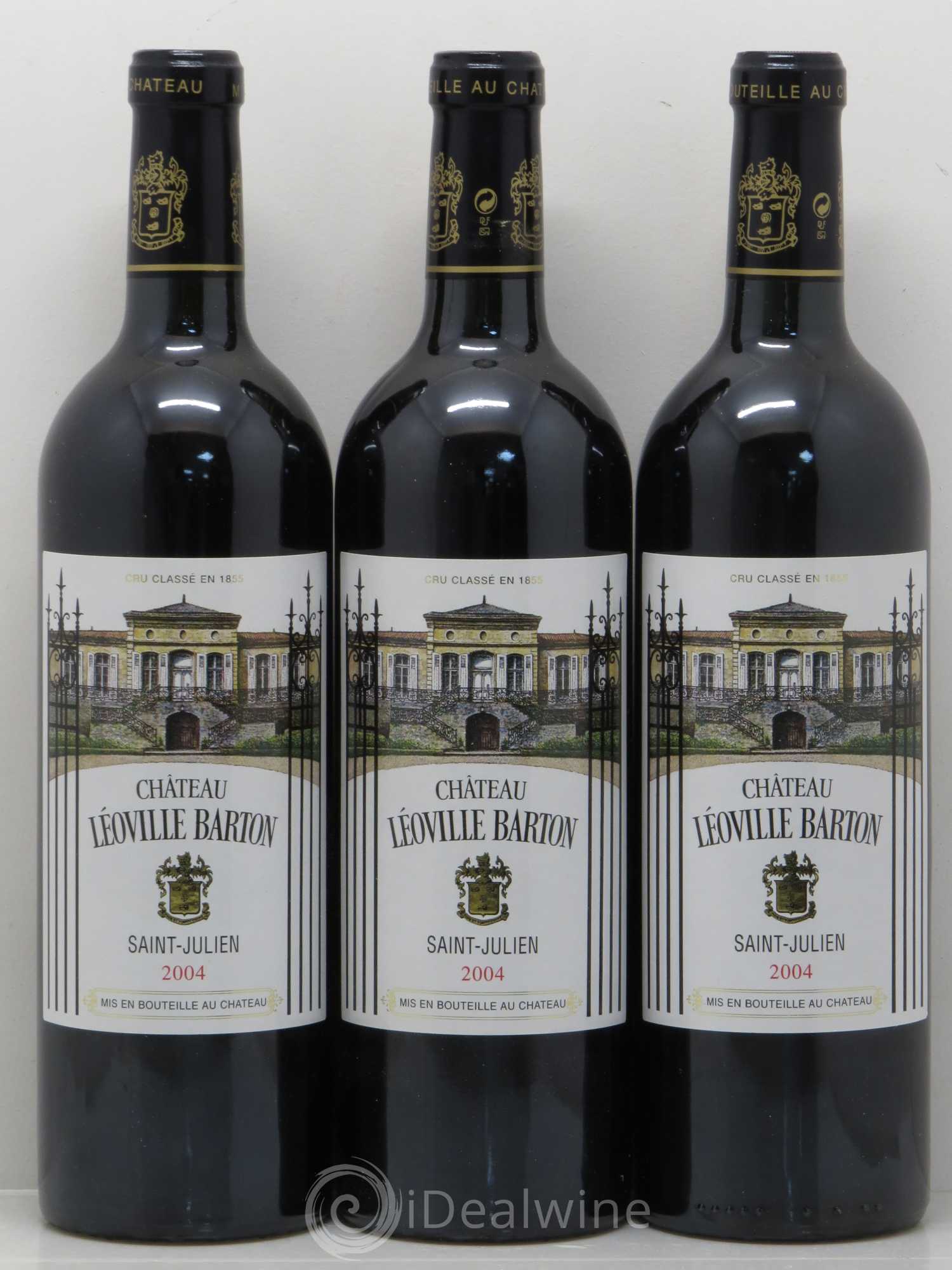 Château Léoville Barton 2ème Grand Cru Classé 2004 - Lot de 6 bouteilles - 2