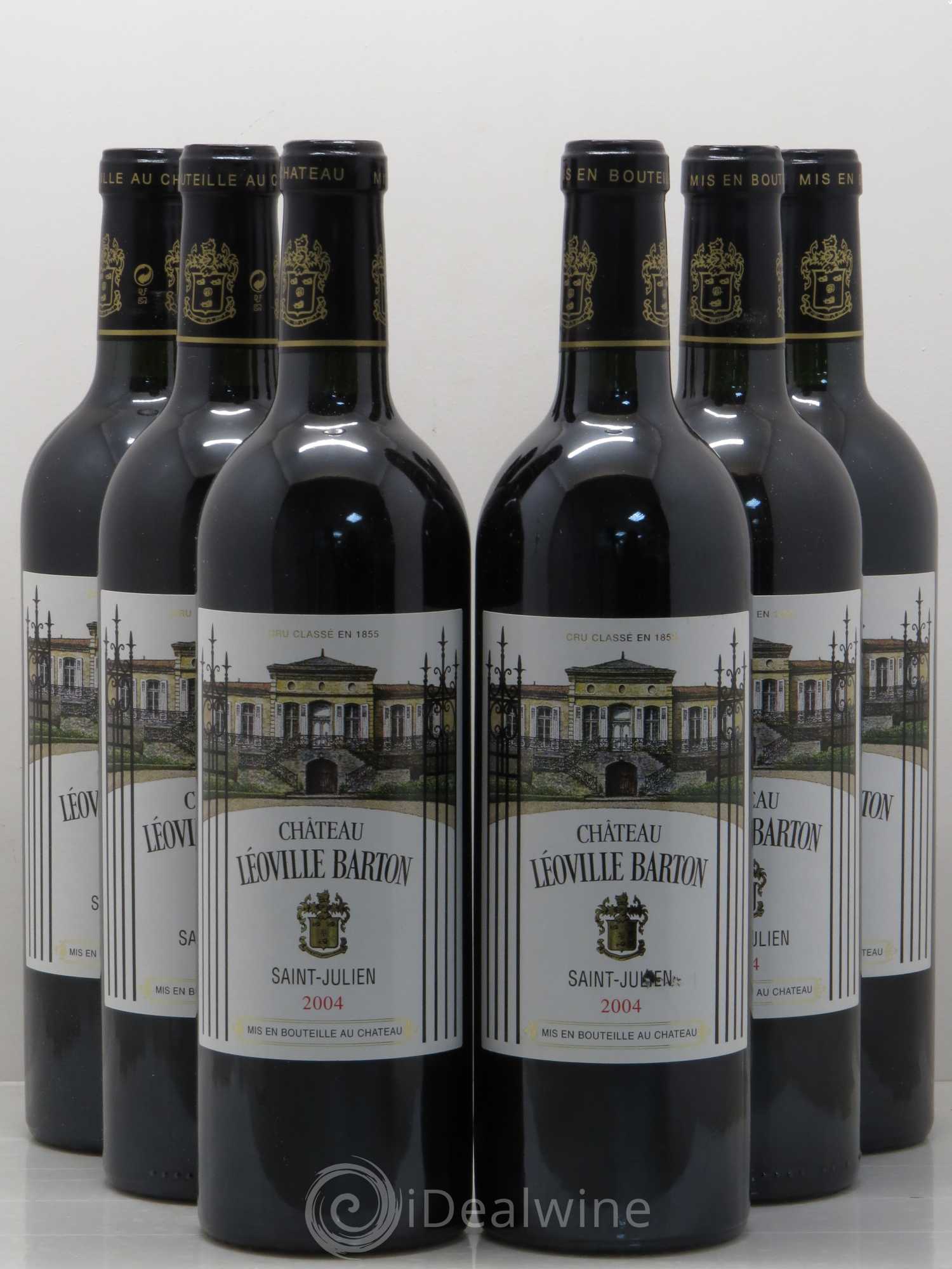Château Léoville Barton 2ème Grand Cru Classé 2004 - Lot de 6 bouteilles - 0