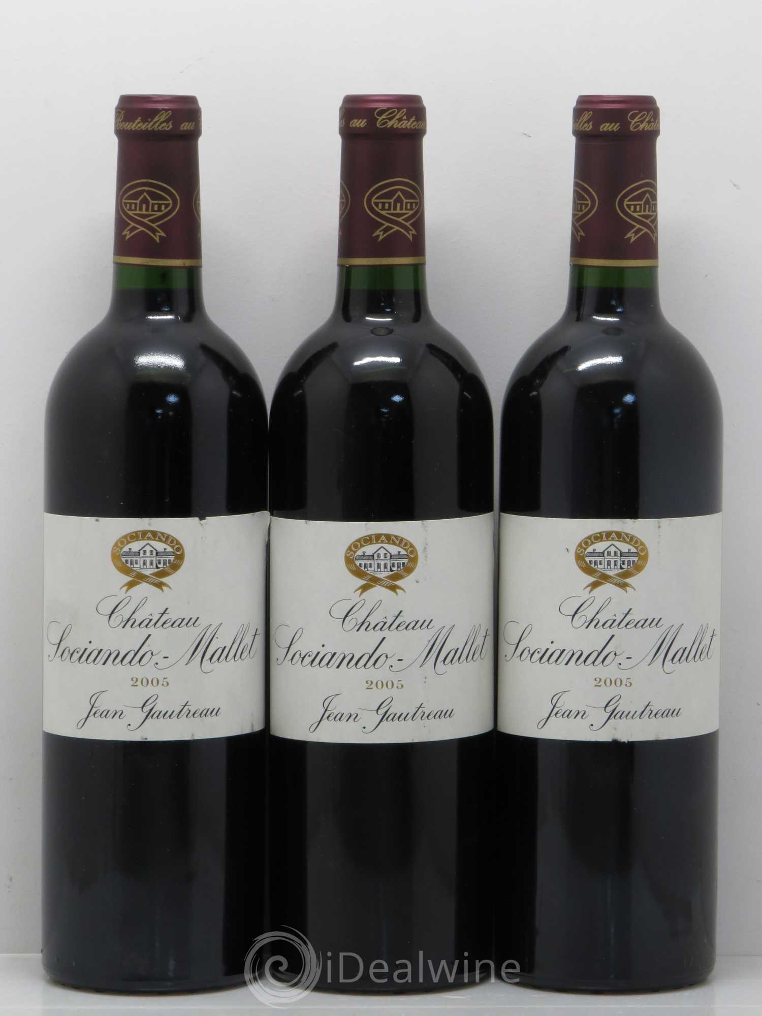 Château Sociando Mallet 2005 - Lot de 6 bouteilles - 2