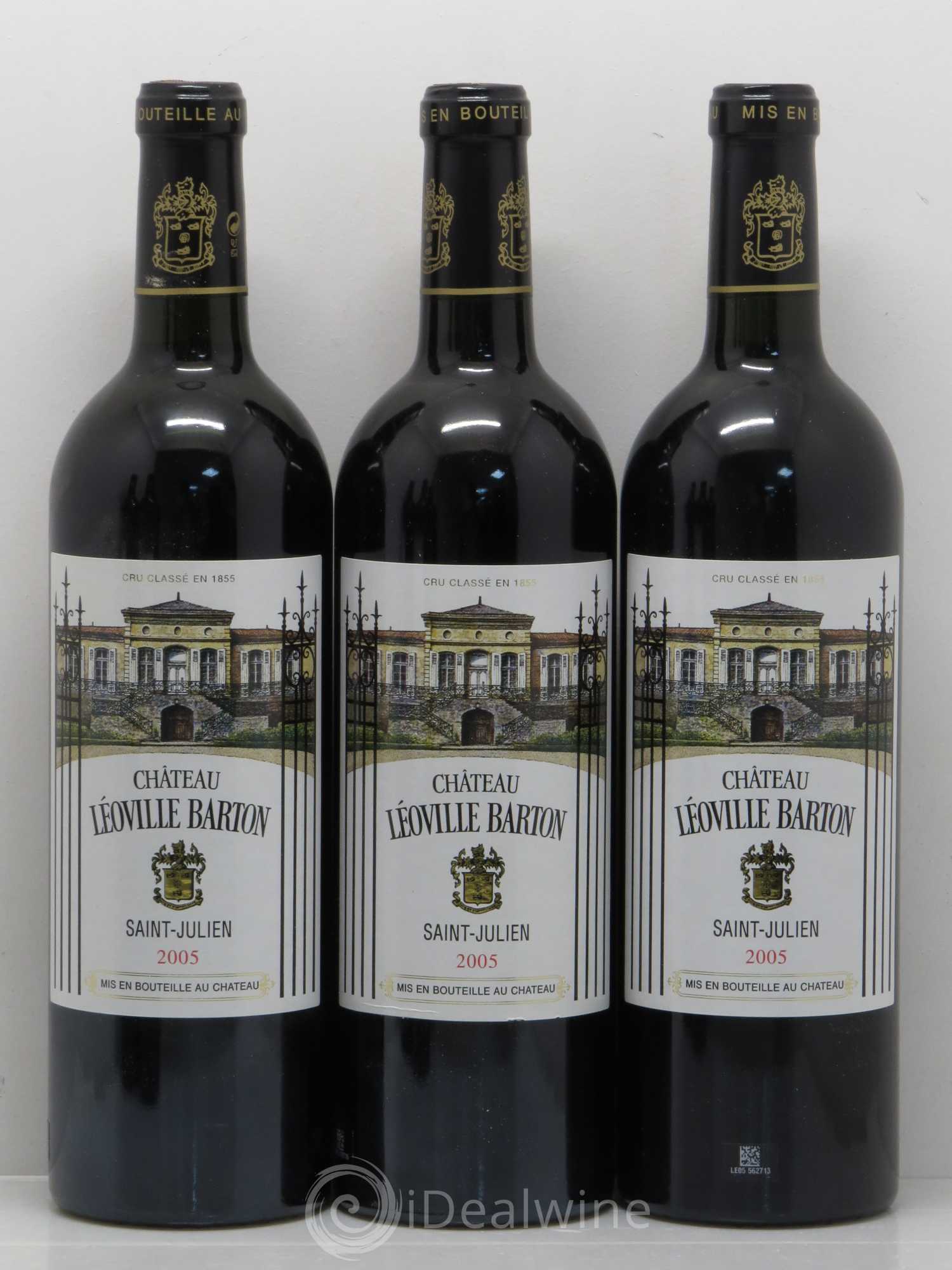 Château Léoville Barton 2ème Grand Cru Classé 2005 - Lot de 6 bouteilles - 1
