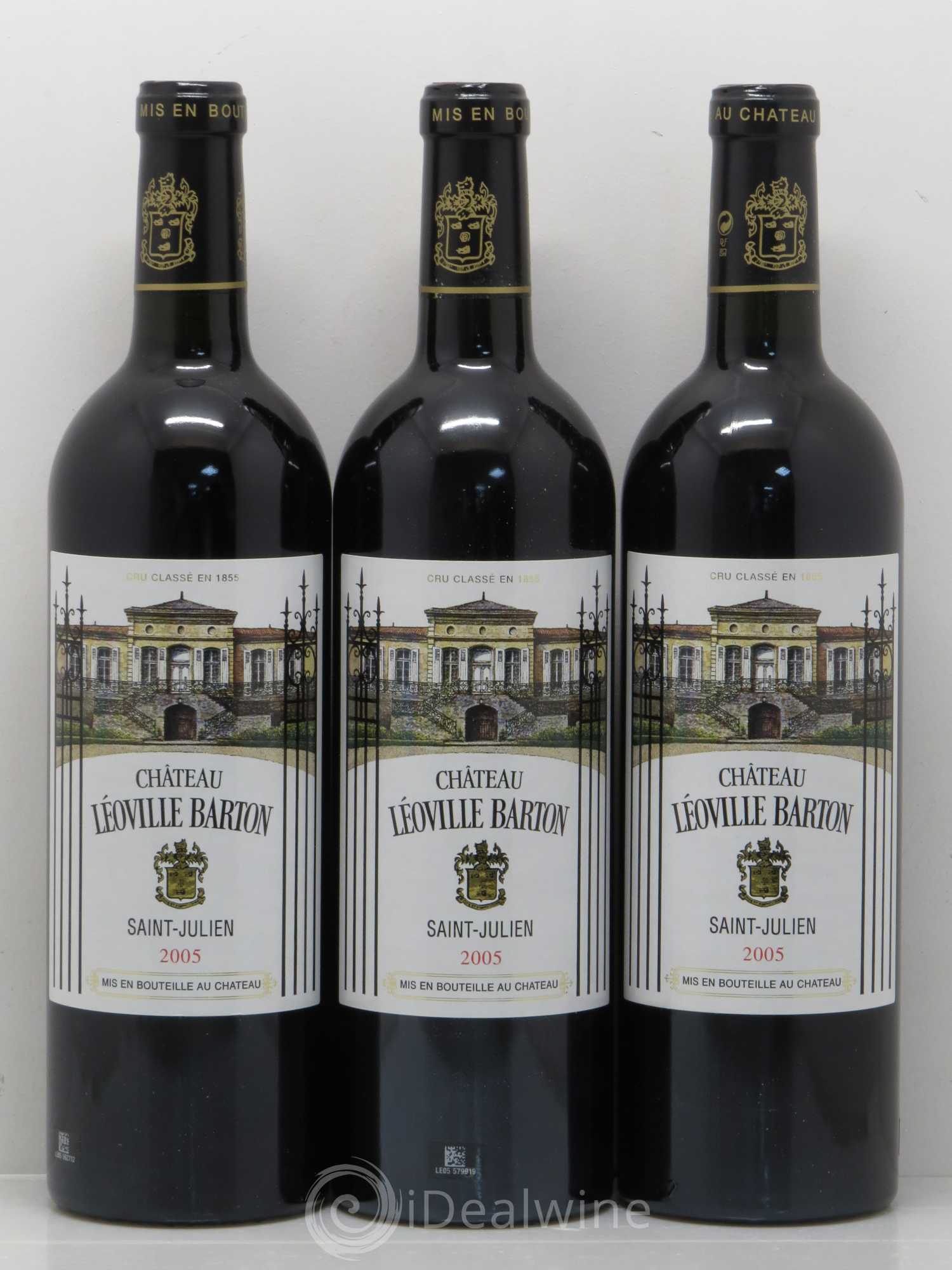 Château Léoville Barton 2ème Grand Cru Classé 2005 - Lot de 6 bouteilles - 2
