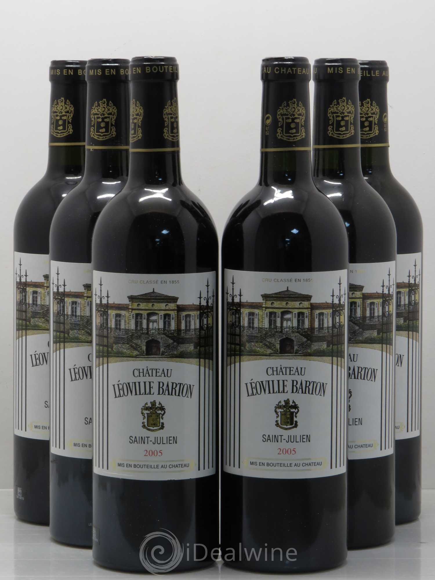 Château Léoville Barton 2ème Grand Cru Classé 2005 - Lot de 6 bouteilles - 0