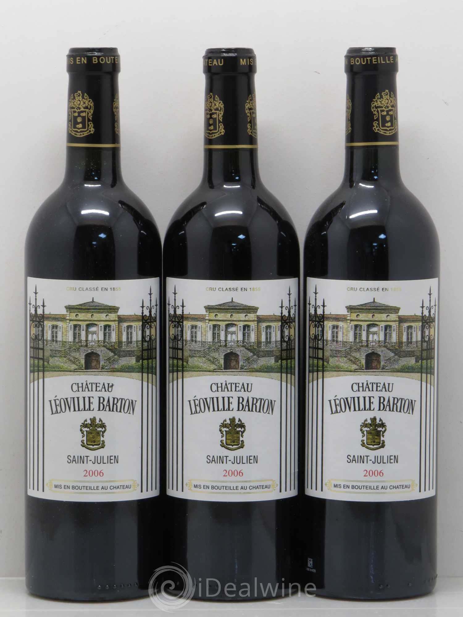Château Léoville Barton 2ème Grand Cru Classé 2006 - Lot de 6 bouteilles - 2