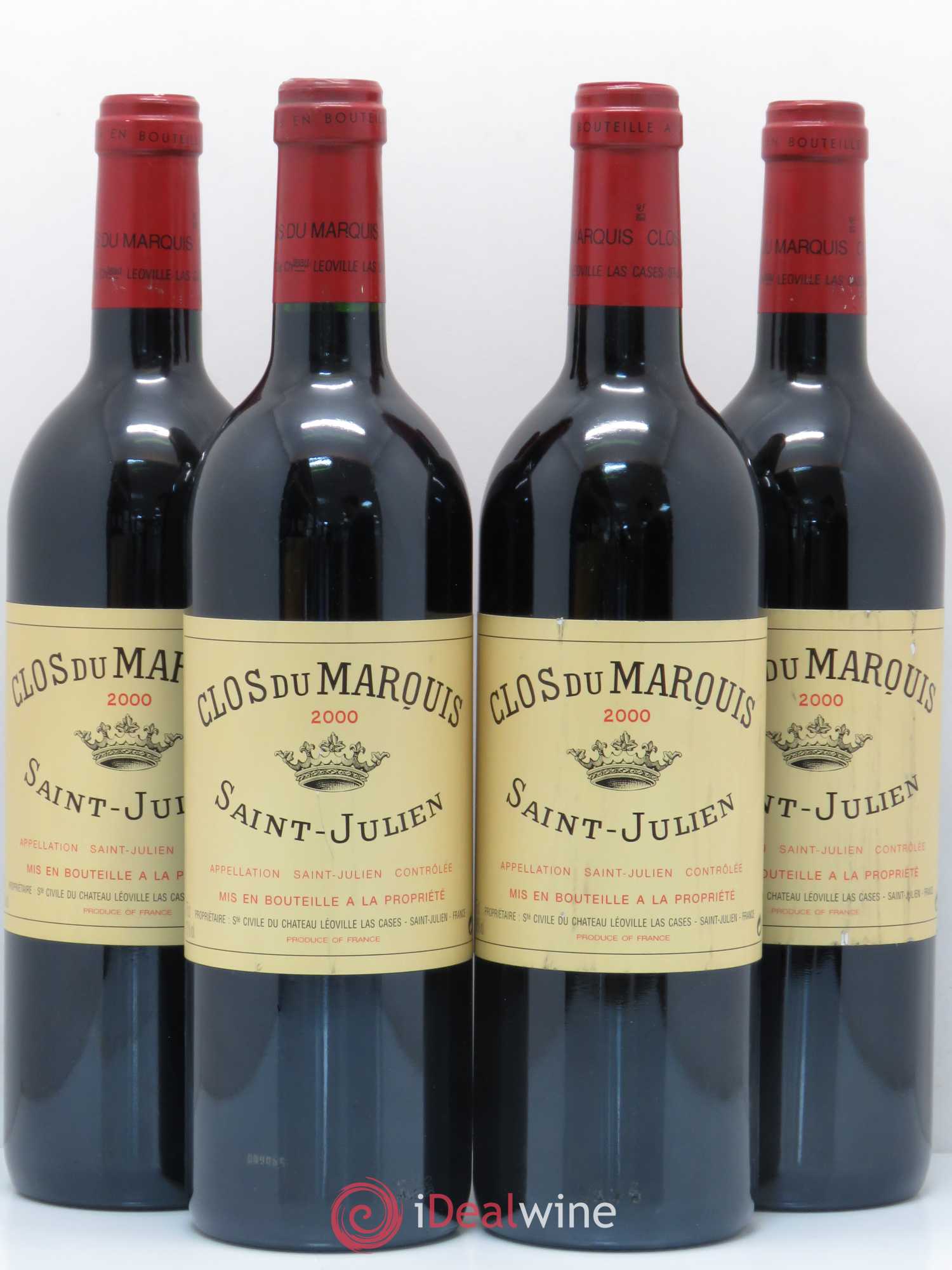 Clos du Marquis 2000 - Lot de 4 bouteilles - 0