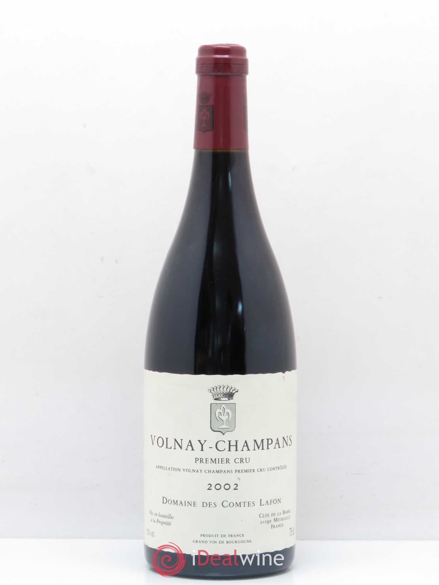 Volnay 1er Cru Champans Comtes Lafon (Domaine des) 2002 - Lot de 1 bouteille - 0