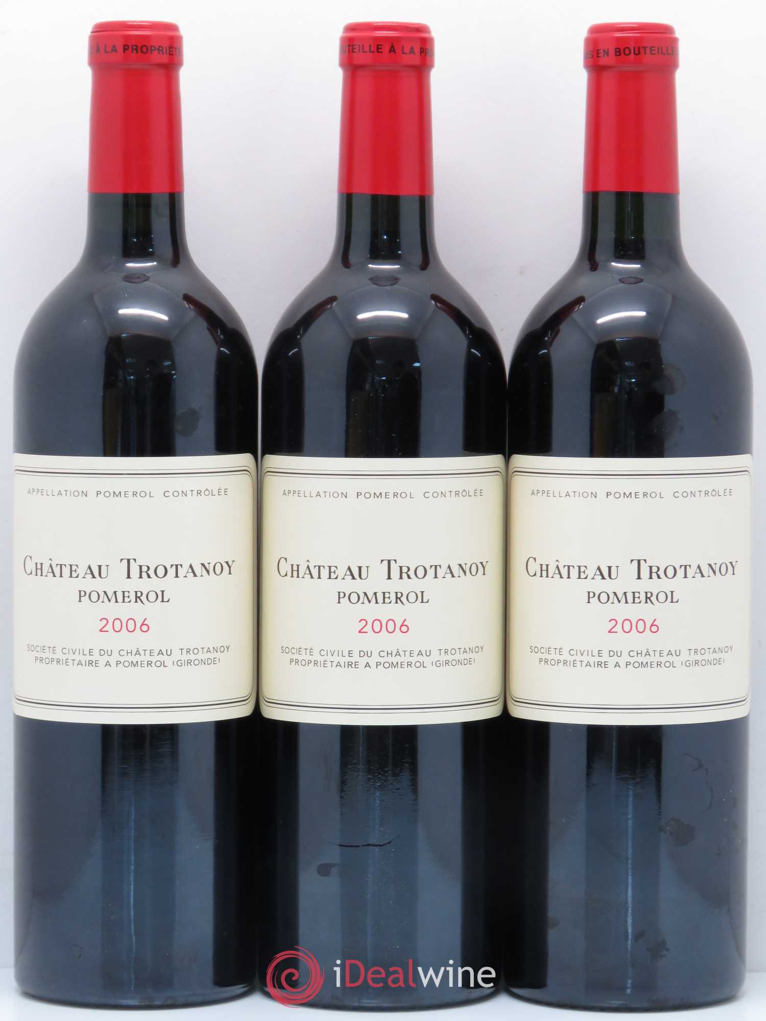 Château Trotanoy 2006 - Lot de 3 bouteilles - 0