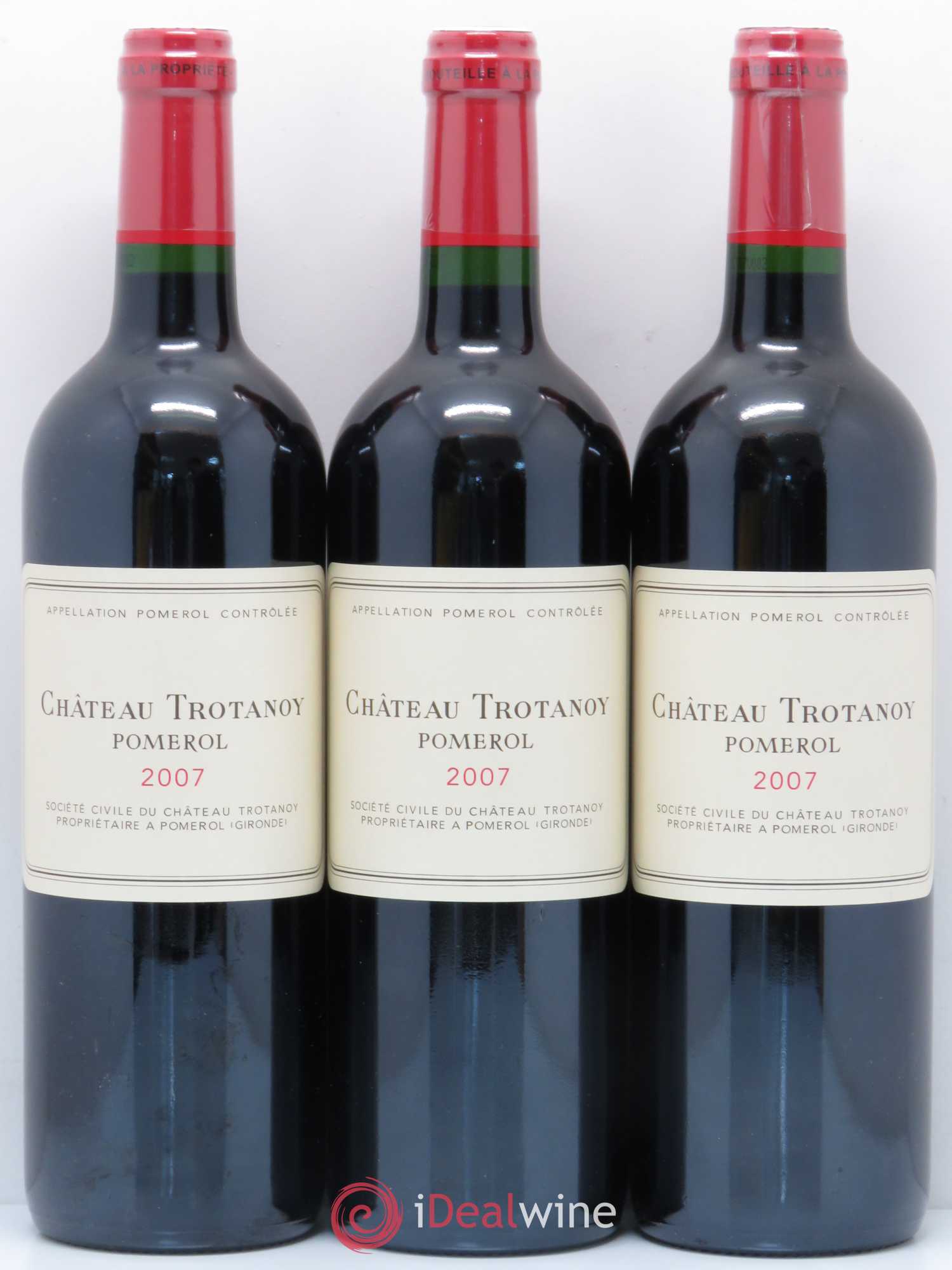 Château Trotanoy 2007 - Lot de 3 bouteilles - 0