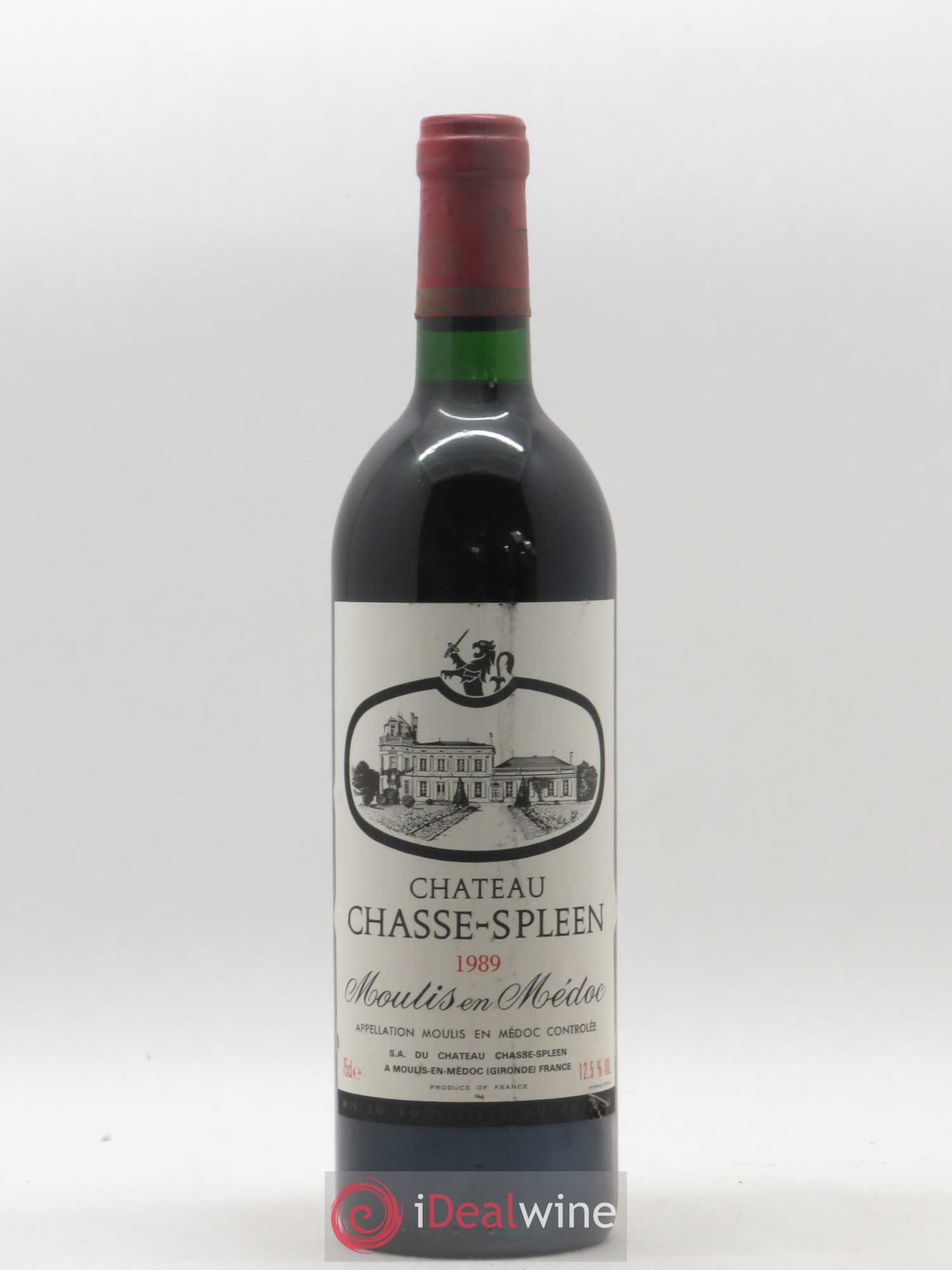 Château Chasse Spleen 1989 - Lot de 1 bouteille - 0