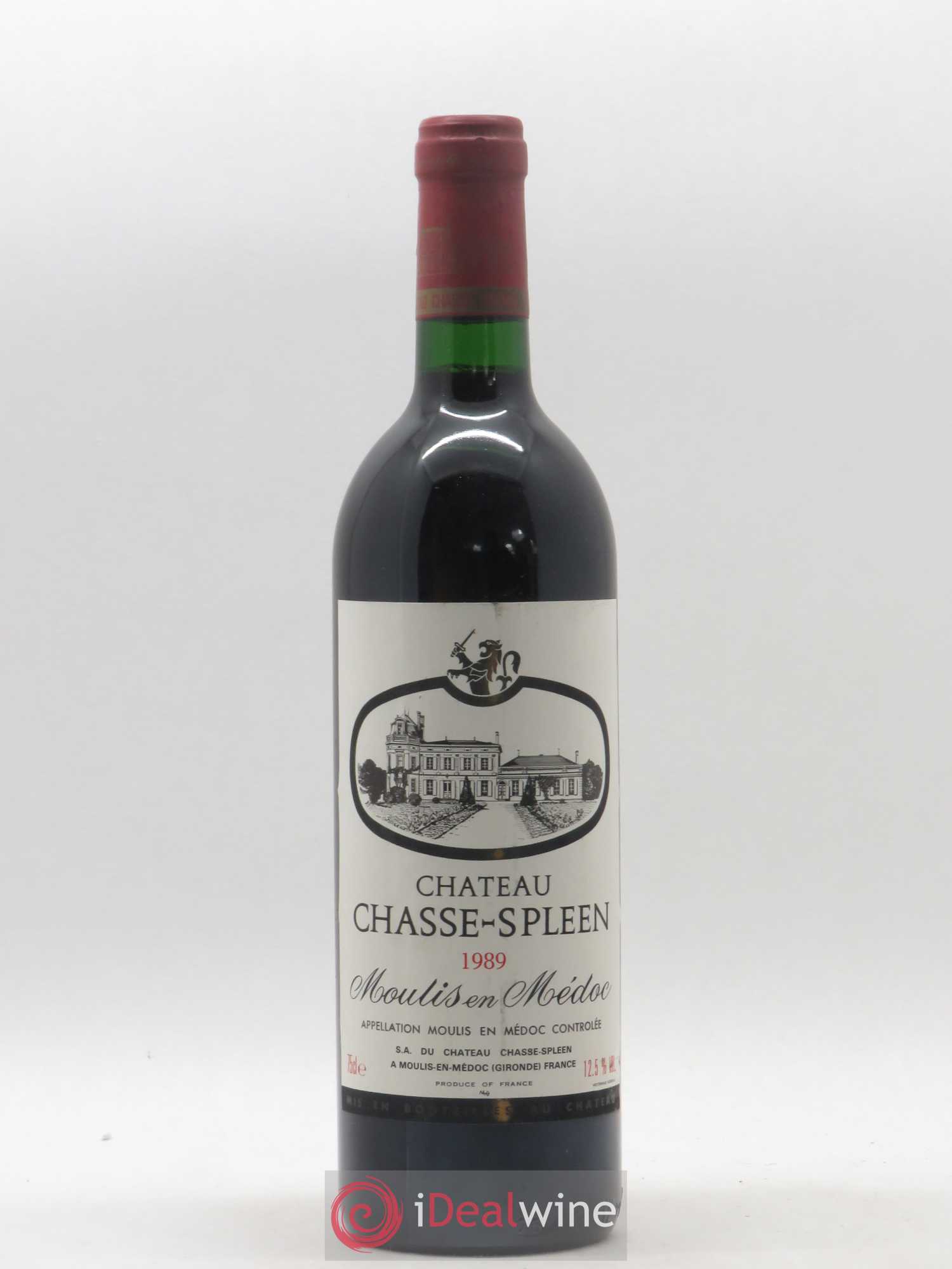 Château Chasse Spleen 1989 - Lot de 1 bouteille - 0