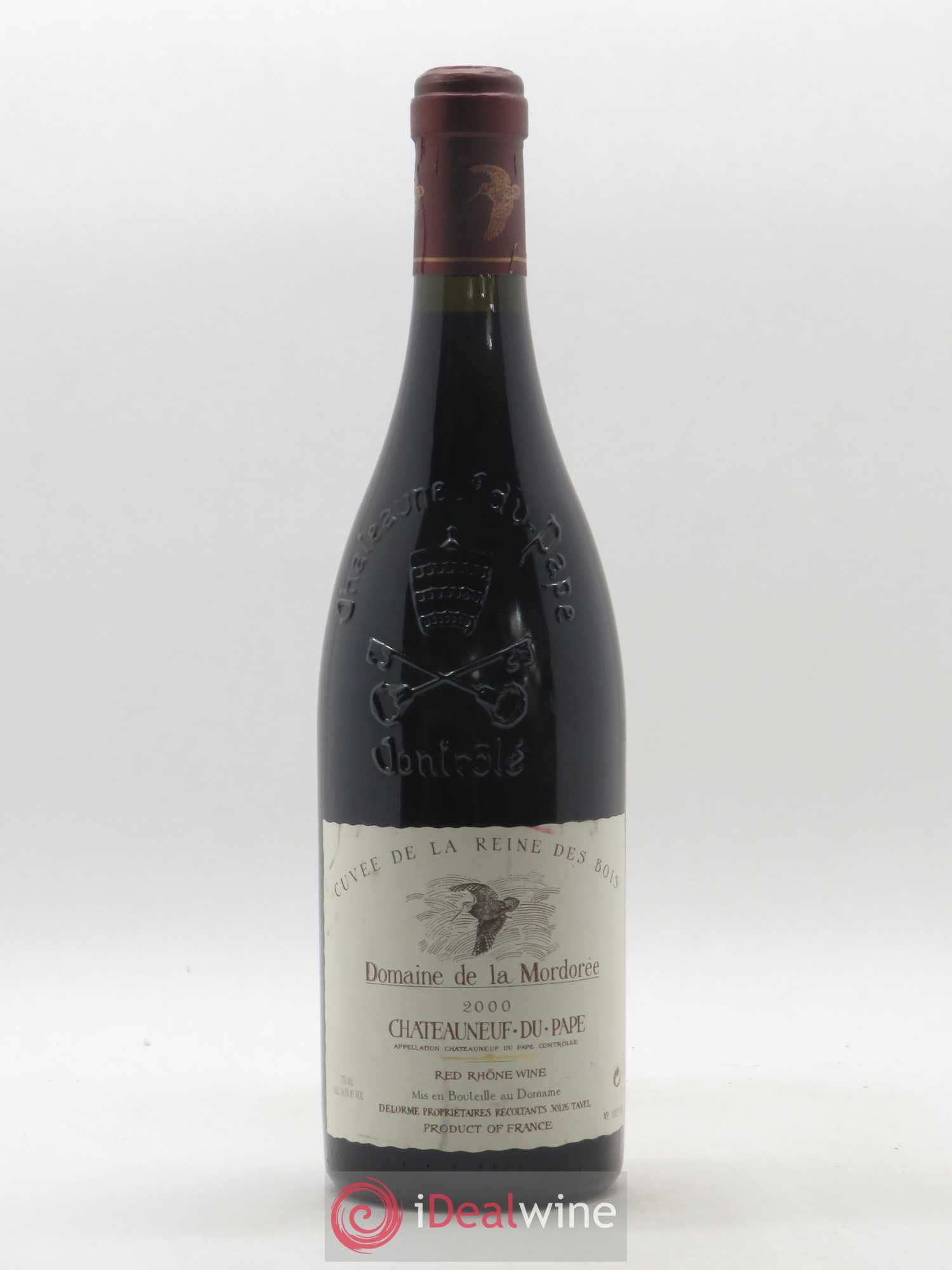 Châteauneuf-du-Pape Cuvée de la Reine des Bois La Mordorée (Domaine de) 2000 - Lot de 1 bouteille - 0