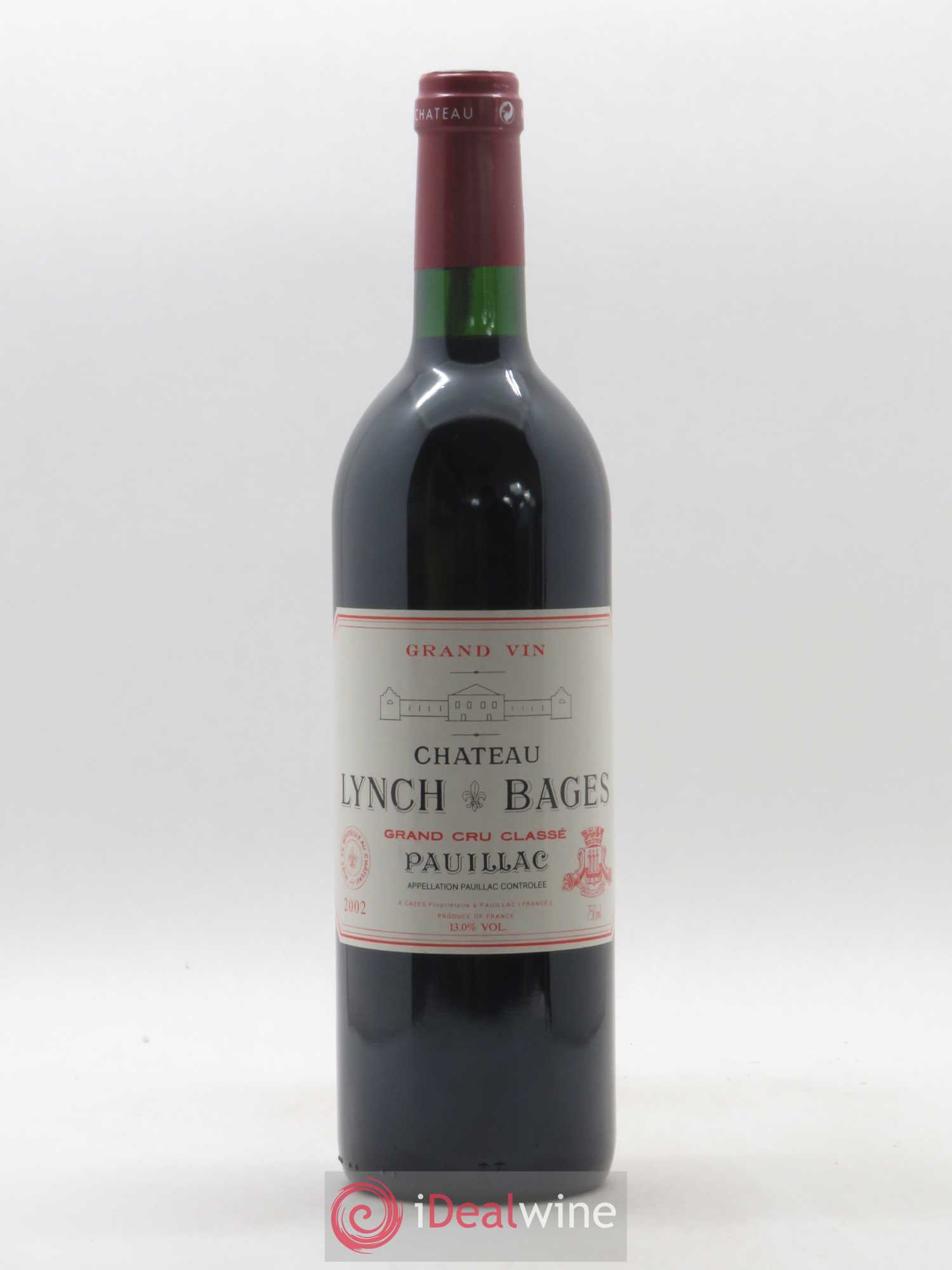 Château Lynch Bages 5ème Grand Cru Classé 2002 - Lot de 1 bouteille - 0