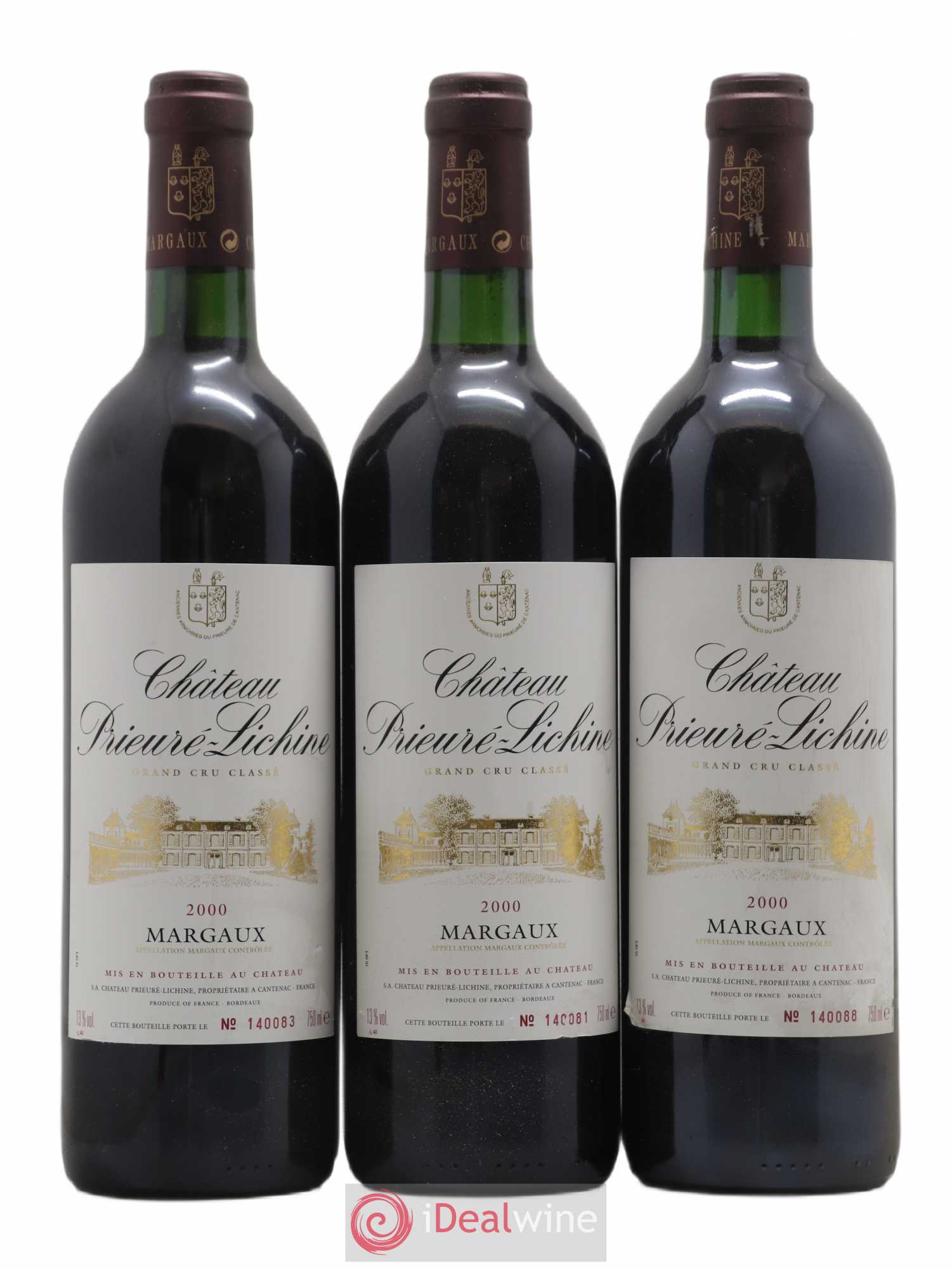 Château Prieuré Lichine 4ème Grand Cru Classé 2000 - Lot de 6 bouteilles - 2