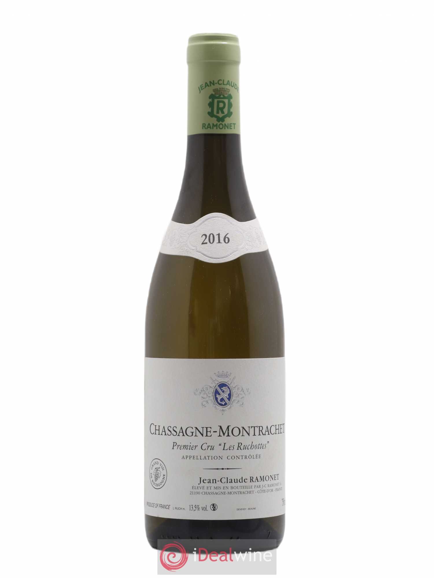 Chassagne-Montrachet 1er Cru Les Ruchottes Ramonet (Domaine) 2016 - Lot de 1 bouteille - 0