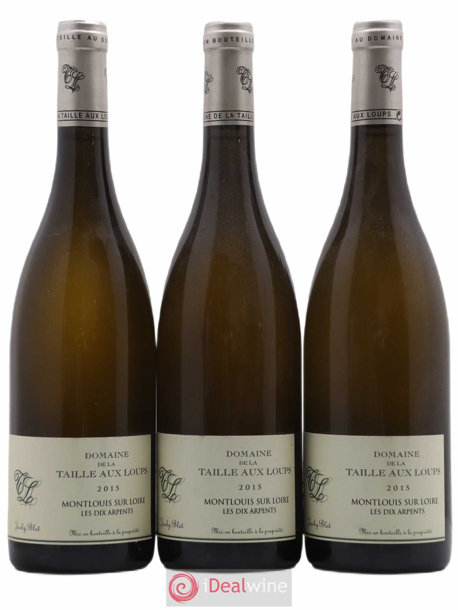 Montlouis-sur-Loire Les Dix Arpents La Taille aux Loups 2015 - Lot de 3 bouteilles - 0