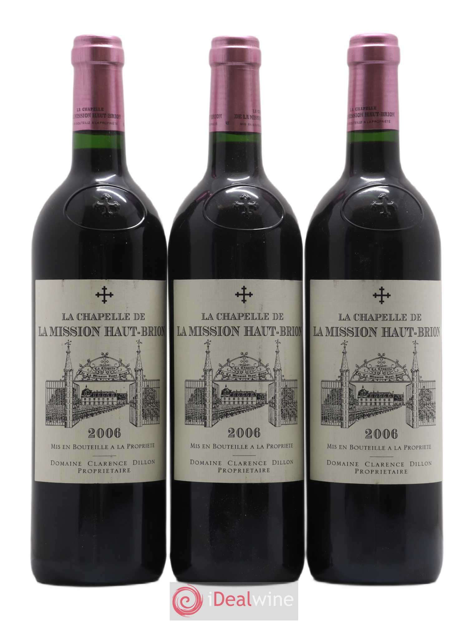 La Chapelle de La Mission Haut-Brion Second Vin 2006 - Lot de 3 bouteilles - 0