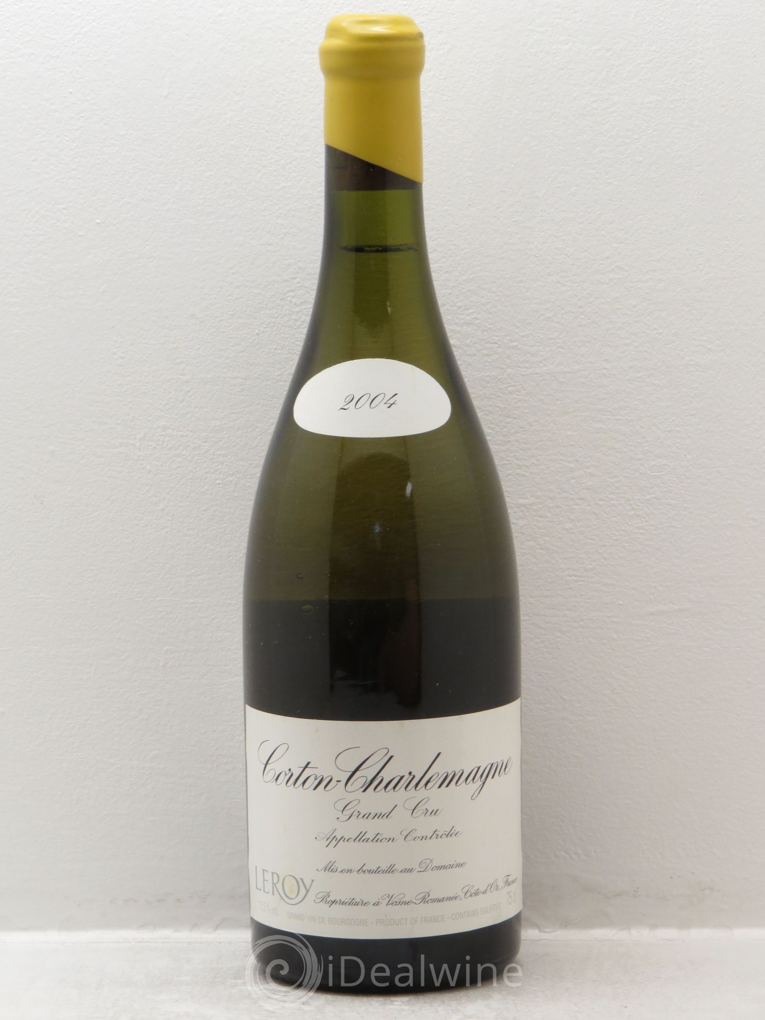 Corton-Charlemagne Grand Cru Leroy (Domaine) 2004 - Lot de 1 bouteille - 0