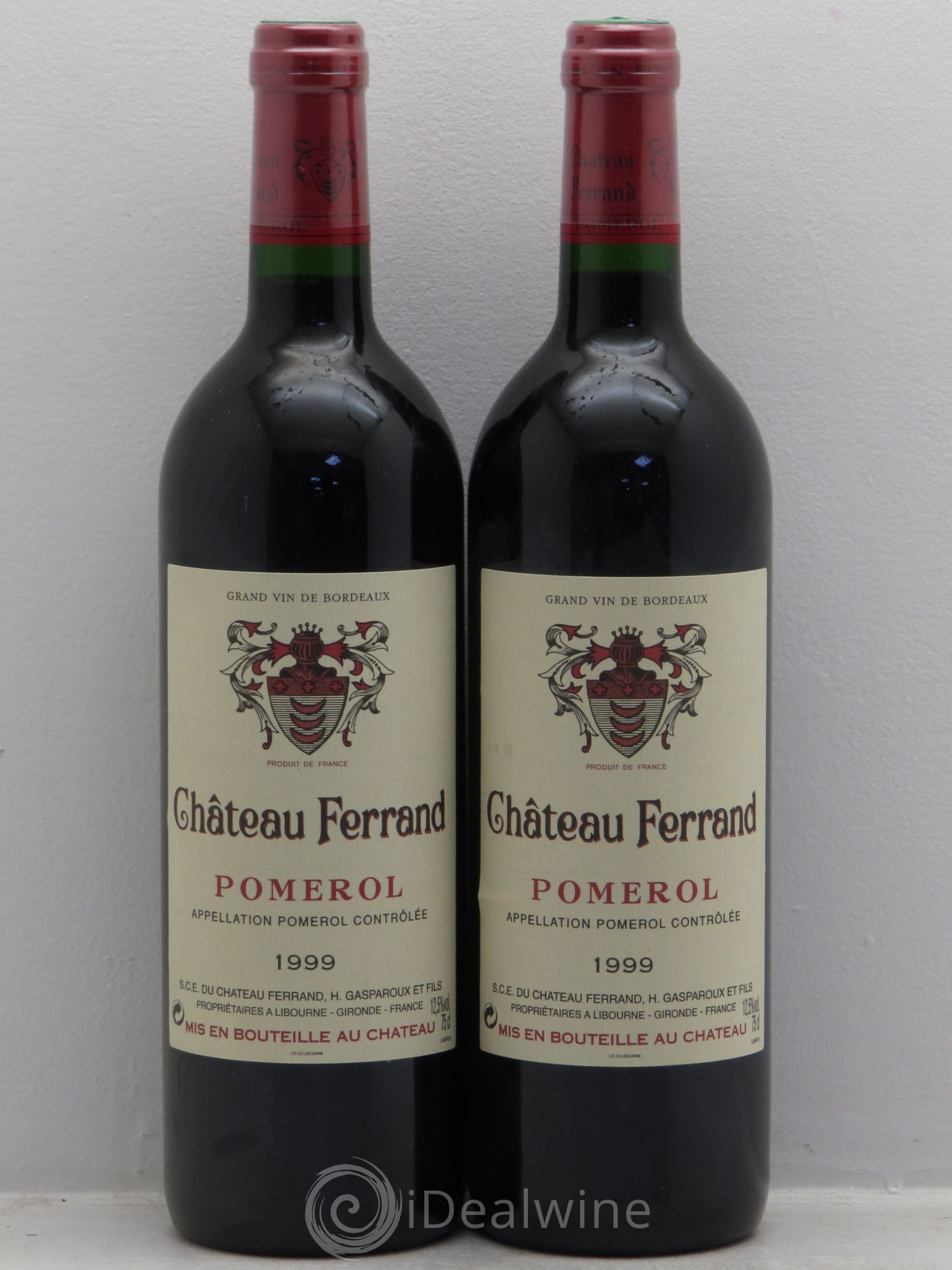 Château Ferrand 1999 - Lot de 2 bouteilles - 0