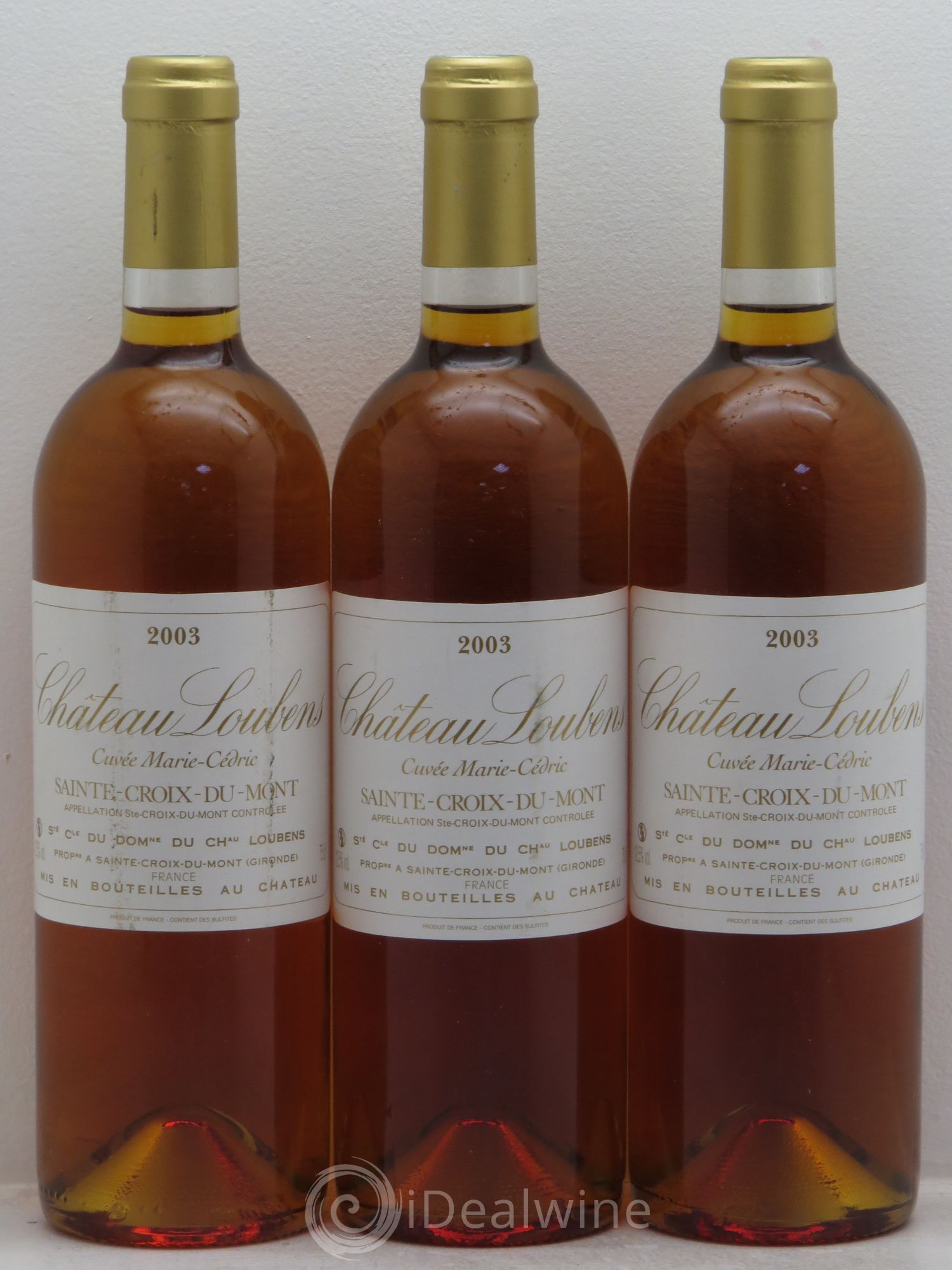 Château Loubens 2003 - Lotto di 3 bottiglie - 0