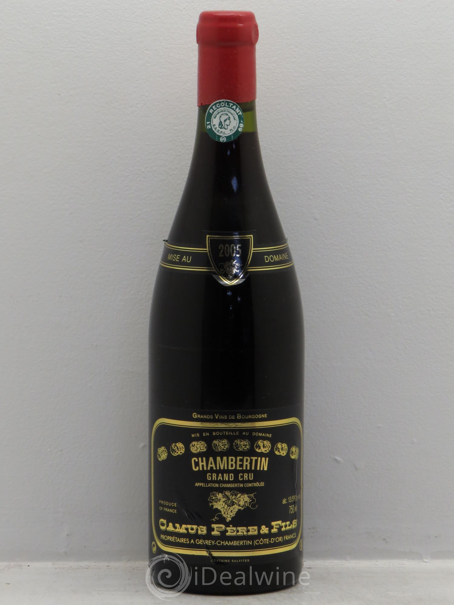 Chambertin Grand Cru 2005 - Lot de 1 bouteille - 0