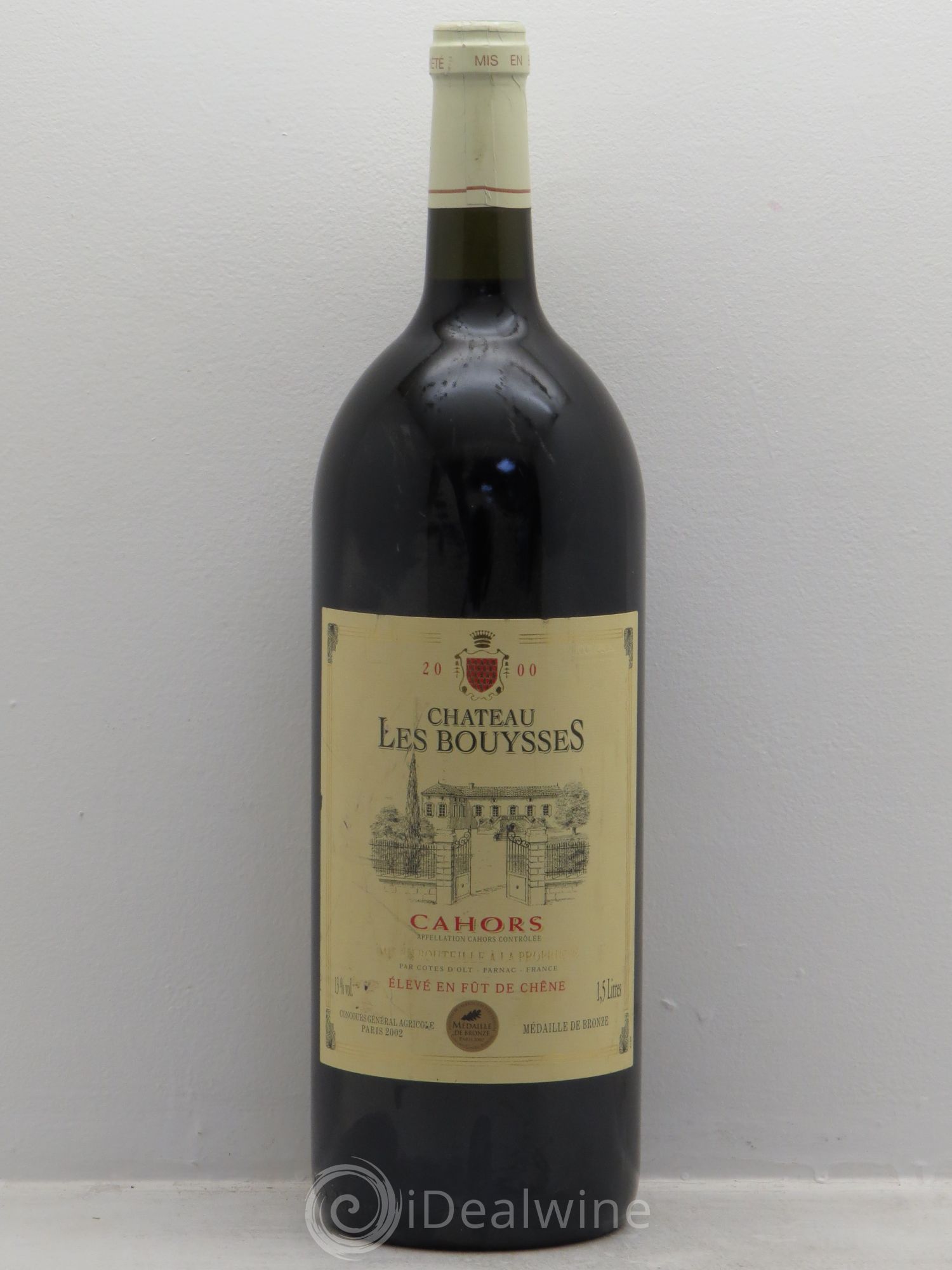 Cahors Château Les Bouysses -Côtes d'Olt 2000 - Posten von 1 Magnum - 0