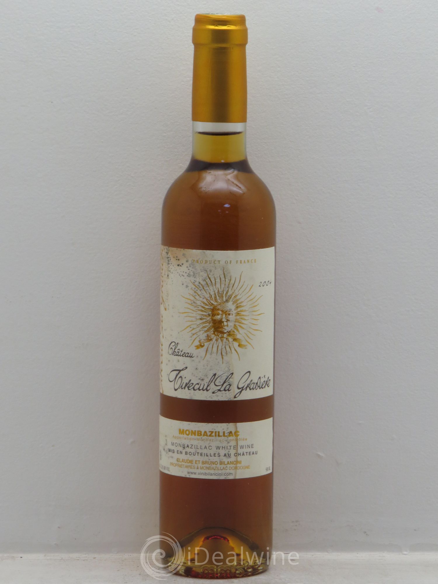 Monbazillac Château Tirecul La Gravière Bruno et Claudie Bilancini 2004 - Posten von 6 Demi-Flaschen - 0
