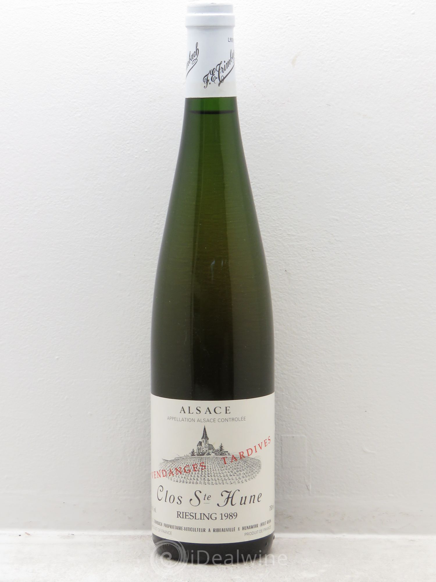 Alsace Riesling Clos Sainte-Hune Trimbach (Domaine) Vendanges Tardives 1989 - Posten von 1 Flasche - 0