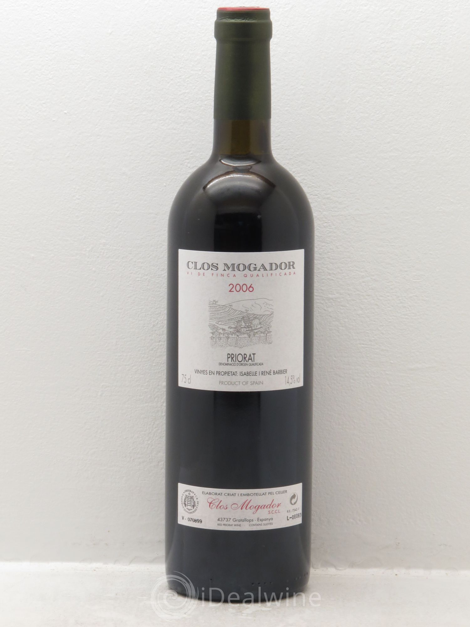 Priorat Clos Mogador DOCA René Barbier 2006 - Posten von 6 Flaschen - 0