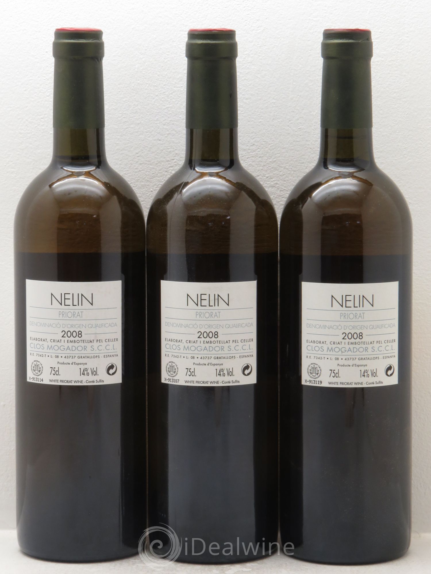 Espagne Priorat Clos Nelin 2008 - Posten von 3 Flaschen - 1