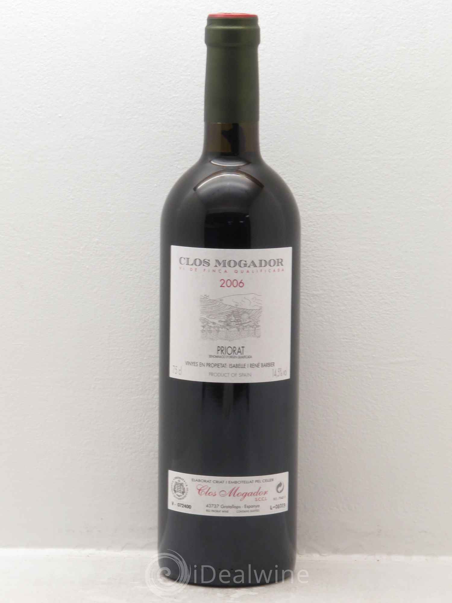 Priorat Clos Mogador DOCA René Barbier 2006 - Posten von 6 Flaschen - 0