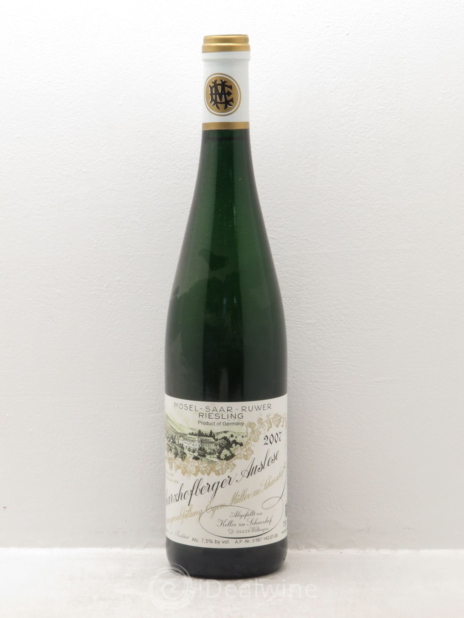 Riesling Scharzhofberger Auslese Egon Muller 2007 - Posten von 1 Flasche - 0