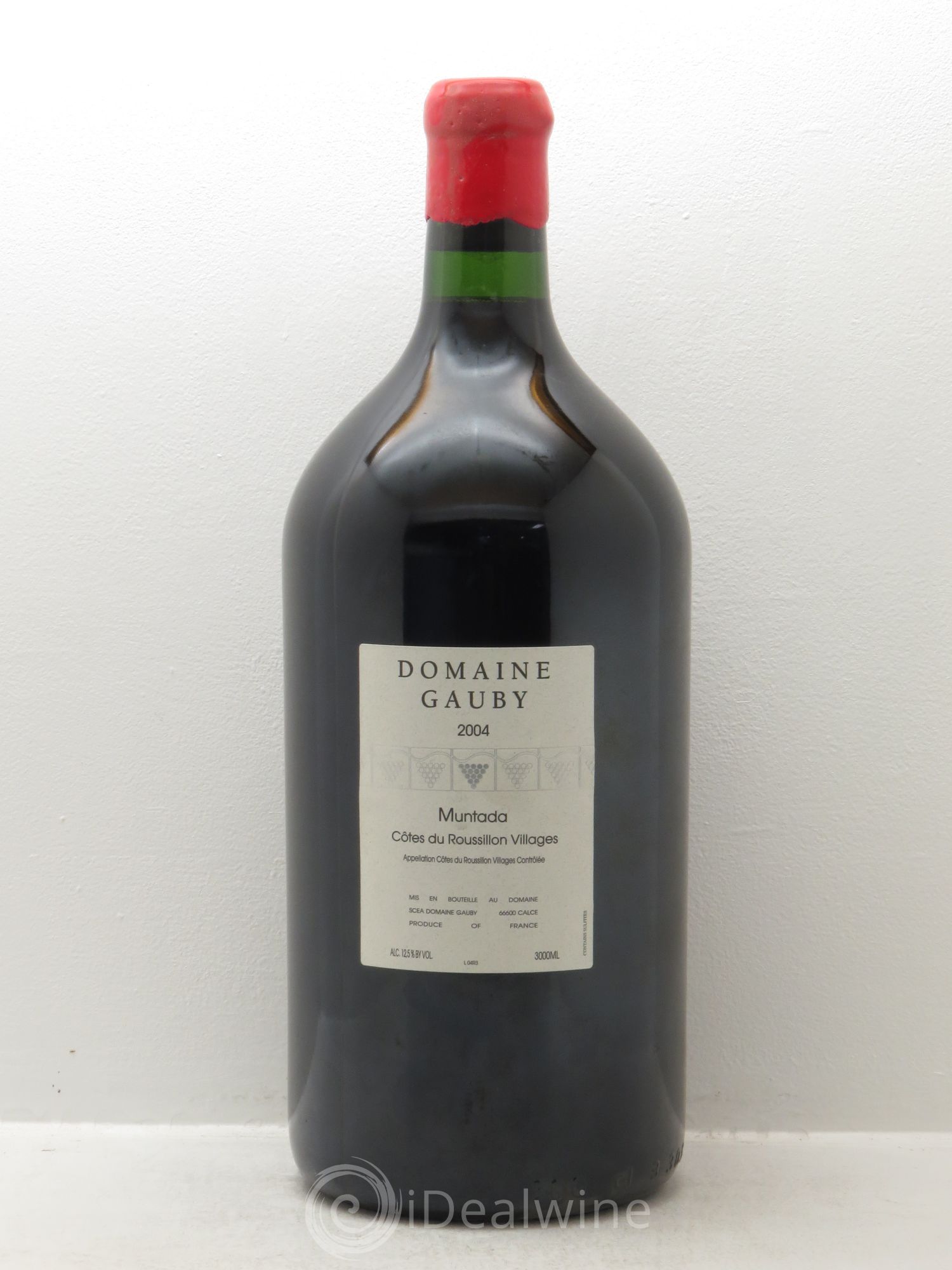 Côtes Catalanes (anciennement Côtes du Roussillon Villages) La Muntada Gauby (Domaine) 2004 - Lot de 1 double magnum - 0