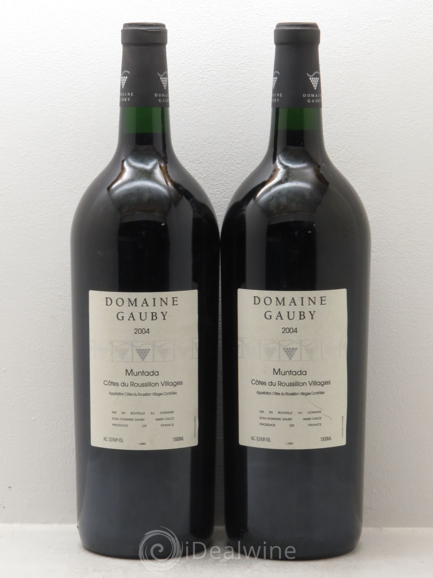 Côtes Catalanes (anciennement Côtes du Roussillon Villages) La Muntada Gauby (Domaine) 2004 - Lot de 2 magnums - 0
