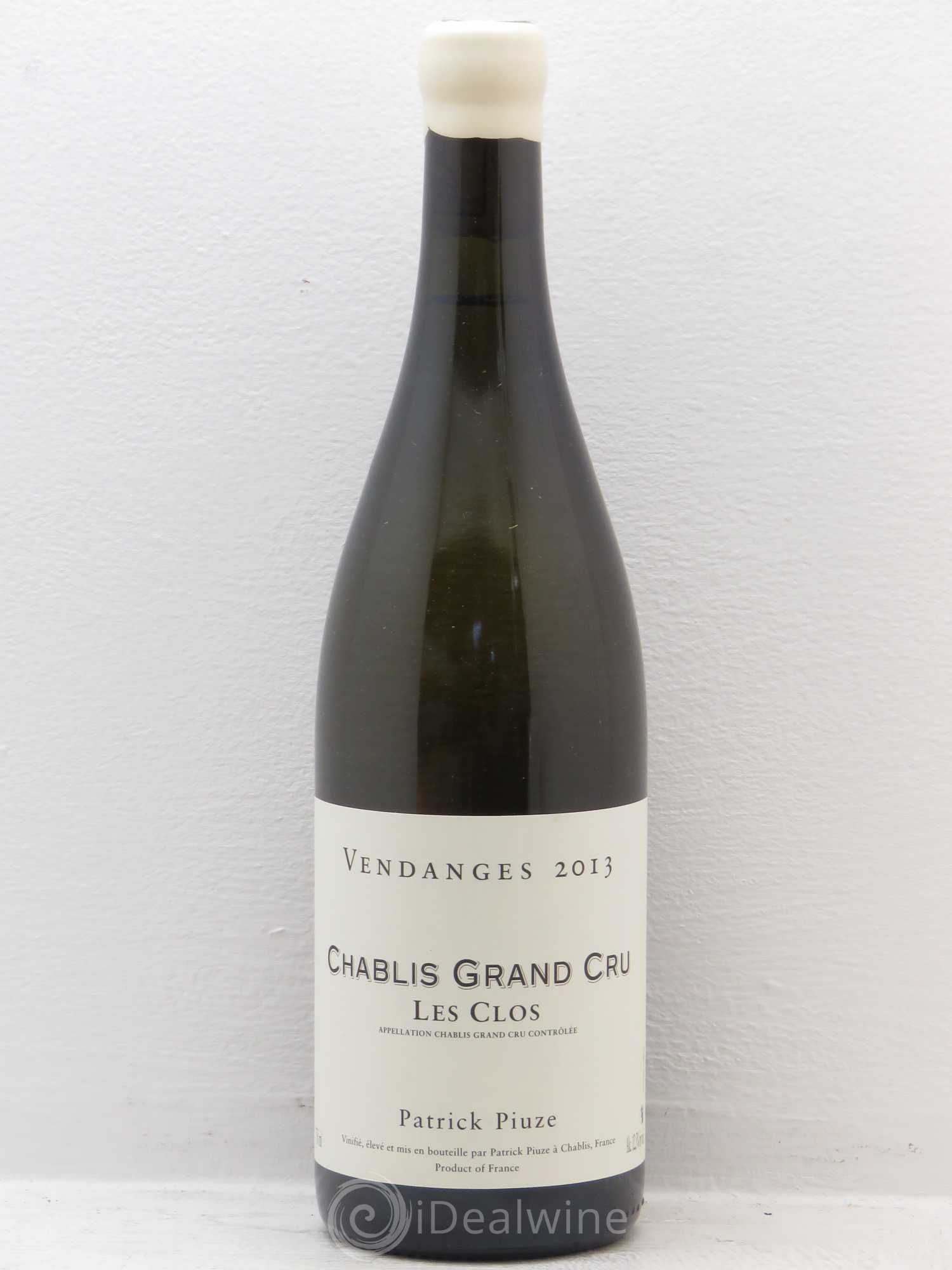 Chablis Grand Cru Domaine Piuze 2013 - Posten von 12 Flaschen - 0