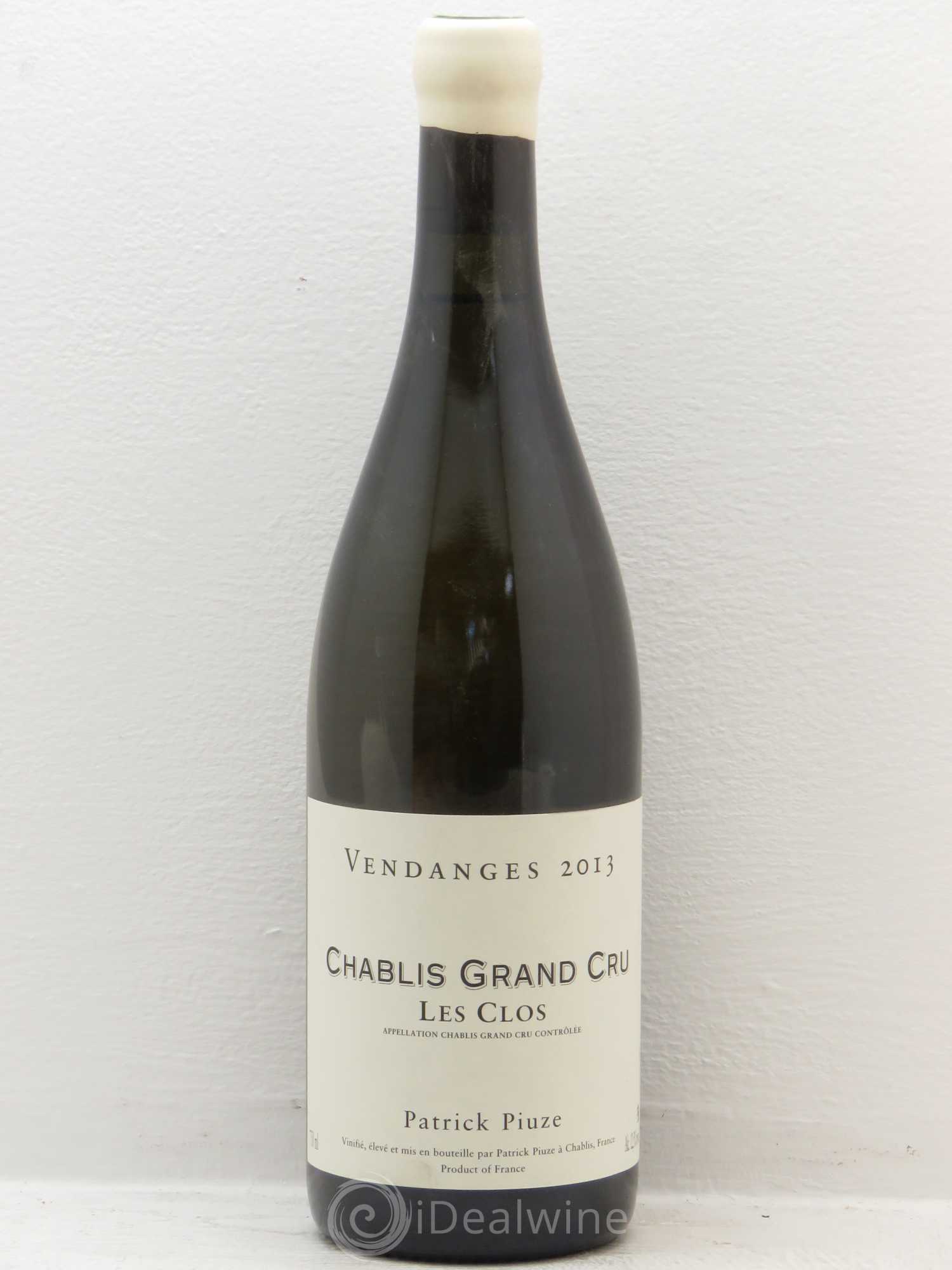 Chablis Grand Cru Domaine Piuze 2013 - Posten von 6 Flaschen - 0