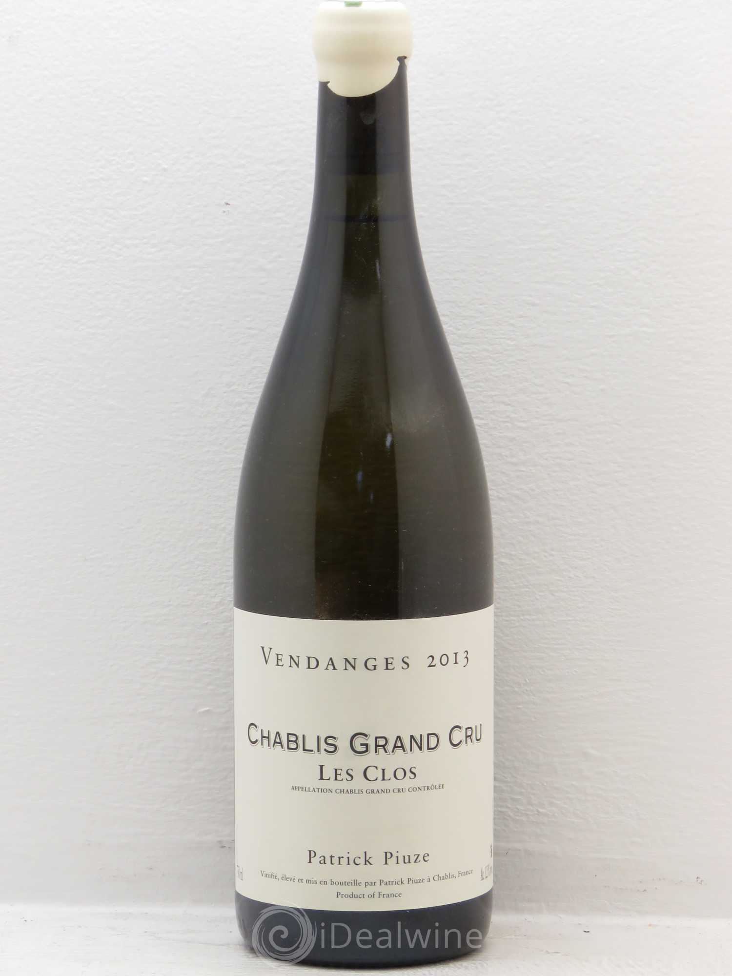 Chablis Grand Cru Domaine Piuze 2013 - Posten von 6 Flaschen - 0