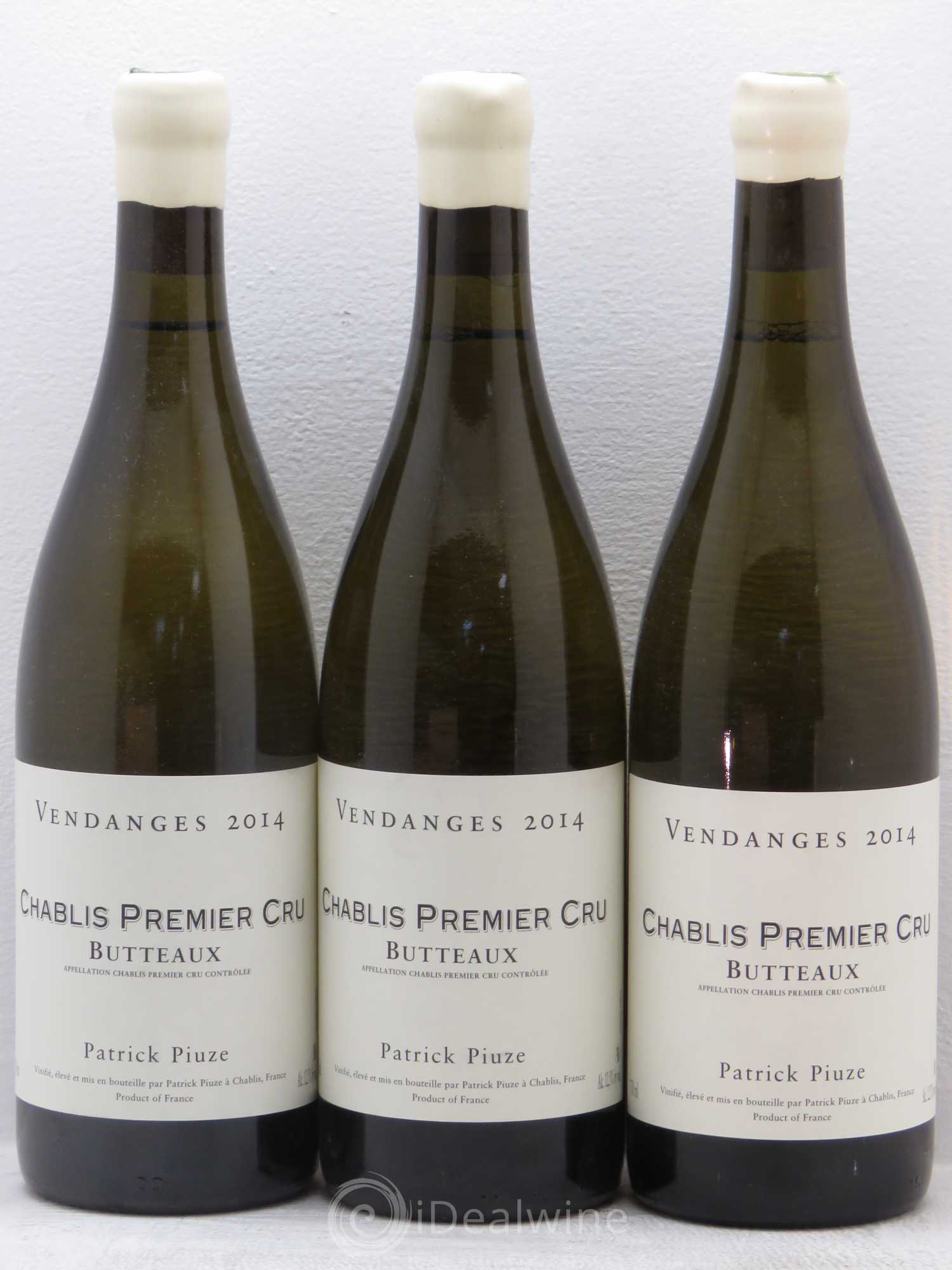 Chablis 1er Cru Domaine Piuze 2014 - Posten von 3 Flaschen - 0