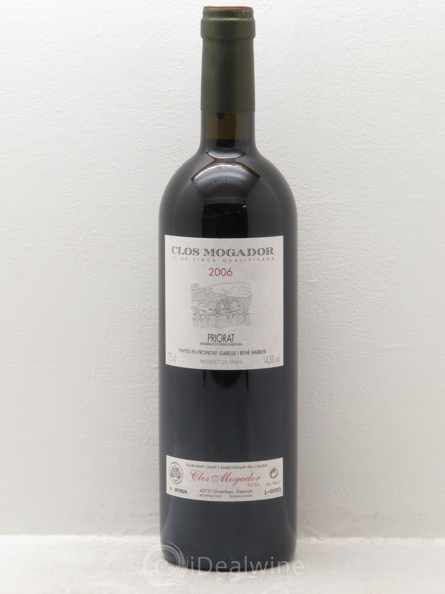 Priorat Clos Mogador DOCA René Barbier 2006 - Lot de 1 bouteille - 0