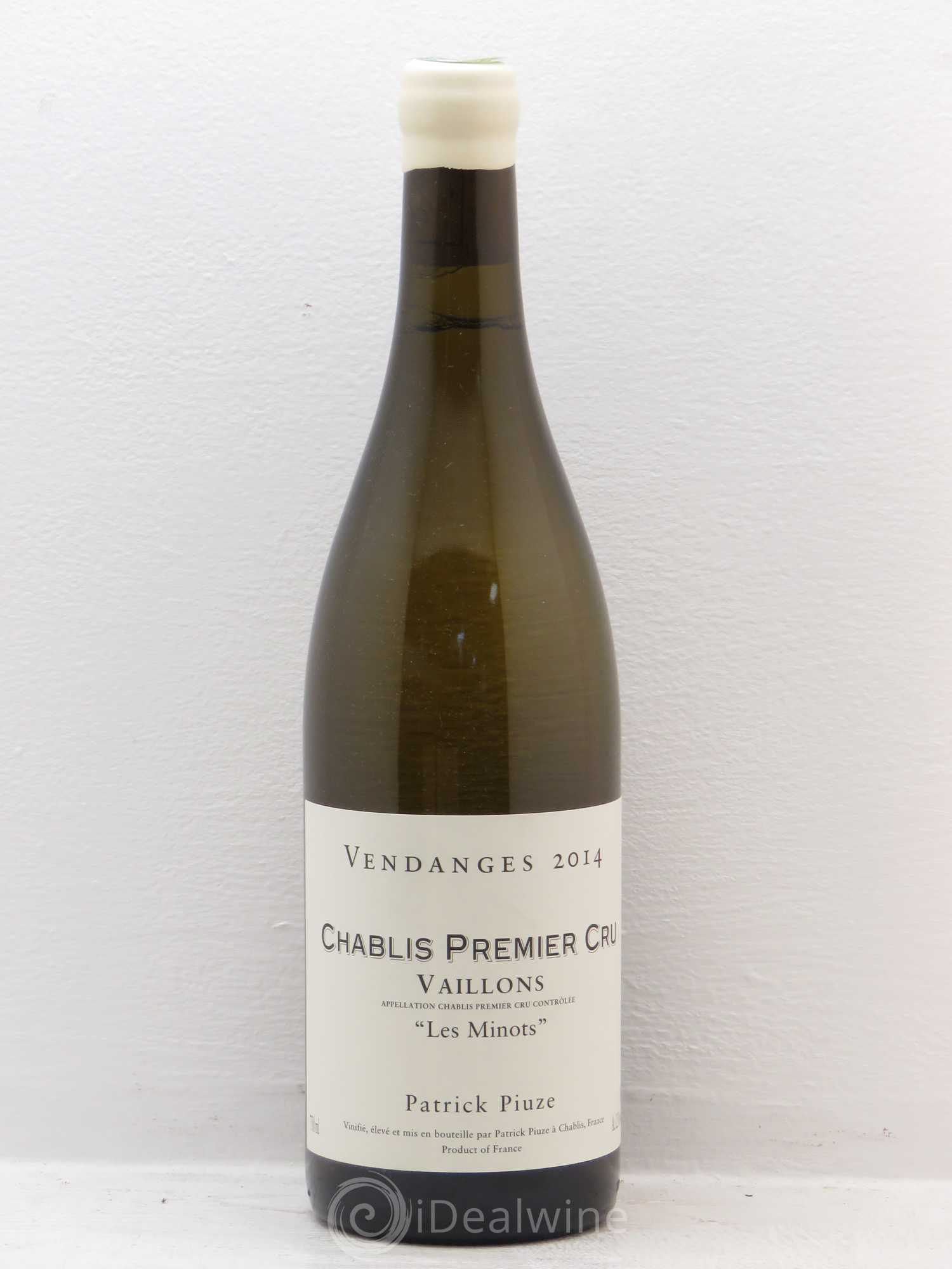 Chablis 1er Cru Minots Piuze 2014 - Posten von 12 Flaschen - 0