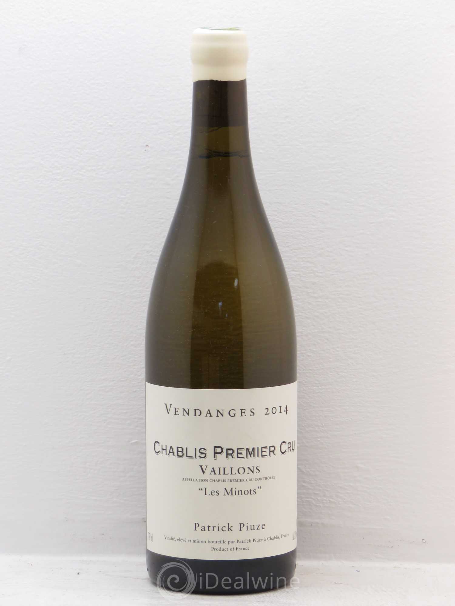 Chablis 1er Cru Minots Piuze 2014 - Posten von 12 Flaschen - 0