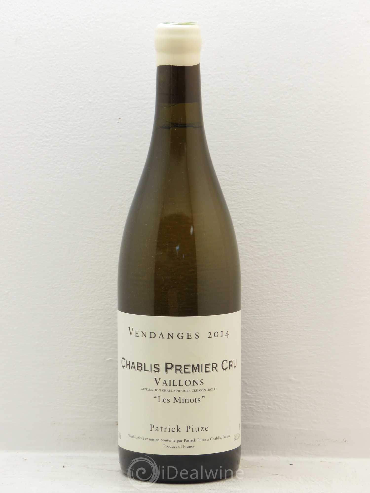 Chablis 1er Cru Minots Piuze 2014 - Posten von 12 Flaschen - 0