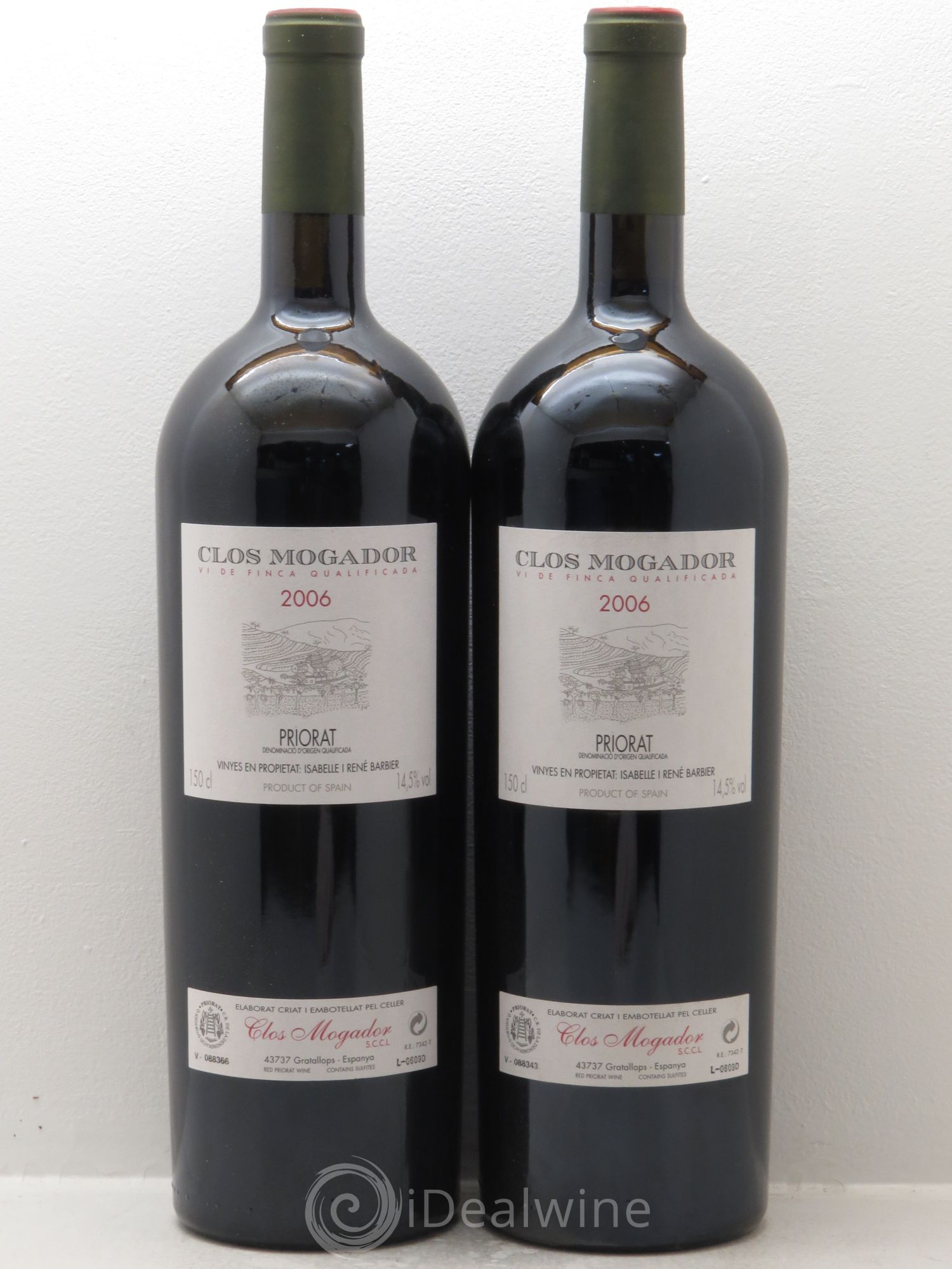 Priorat Clos Mogador DOCA René Barbier 2006 - Posten von 2 Magnum - 0