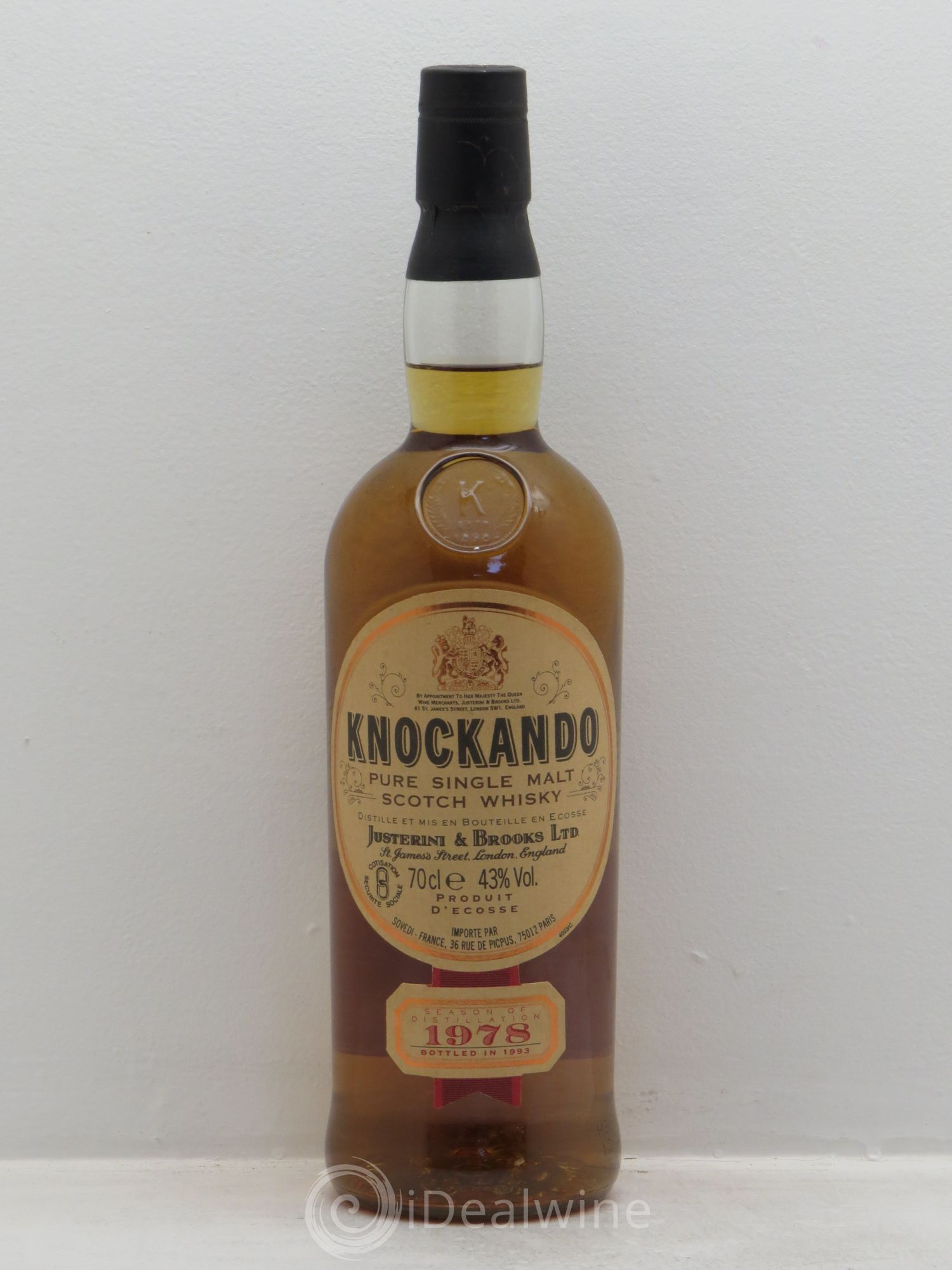 Whisky Pure Single Malt Knockando (bottled in 1993) 1978 - Posten von 1 Flasche - 0