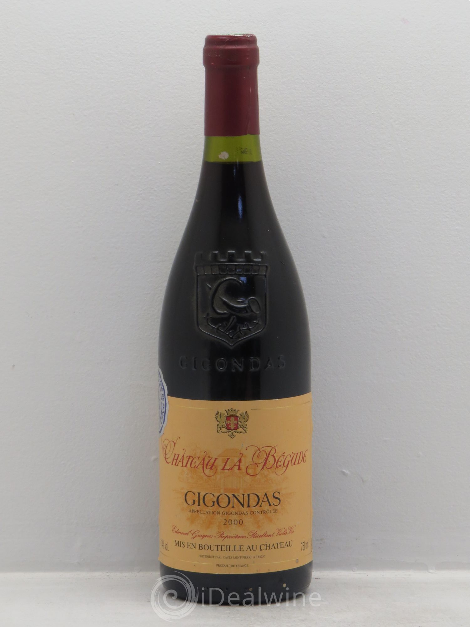 Gigondas Château de la Bégude 2000 - Lot de 1 bouteille - 0