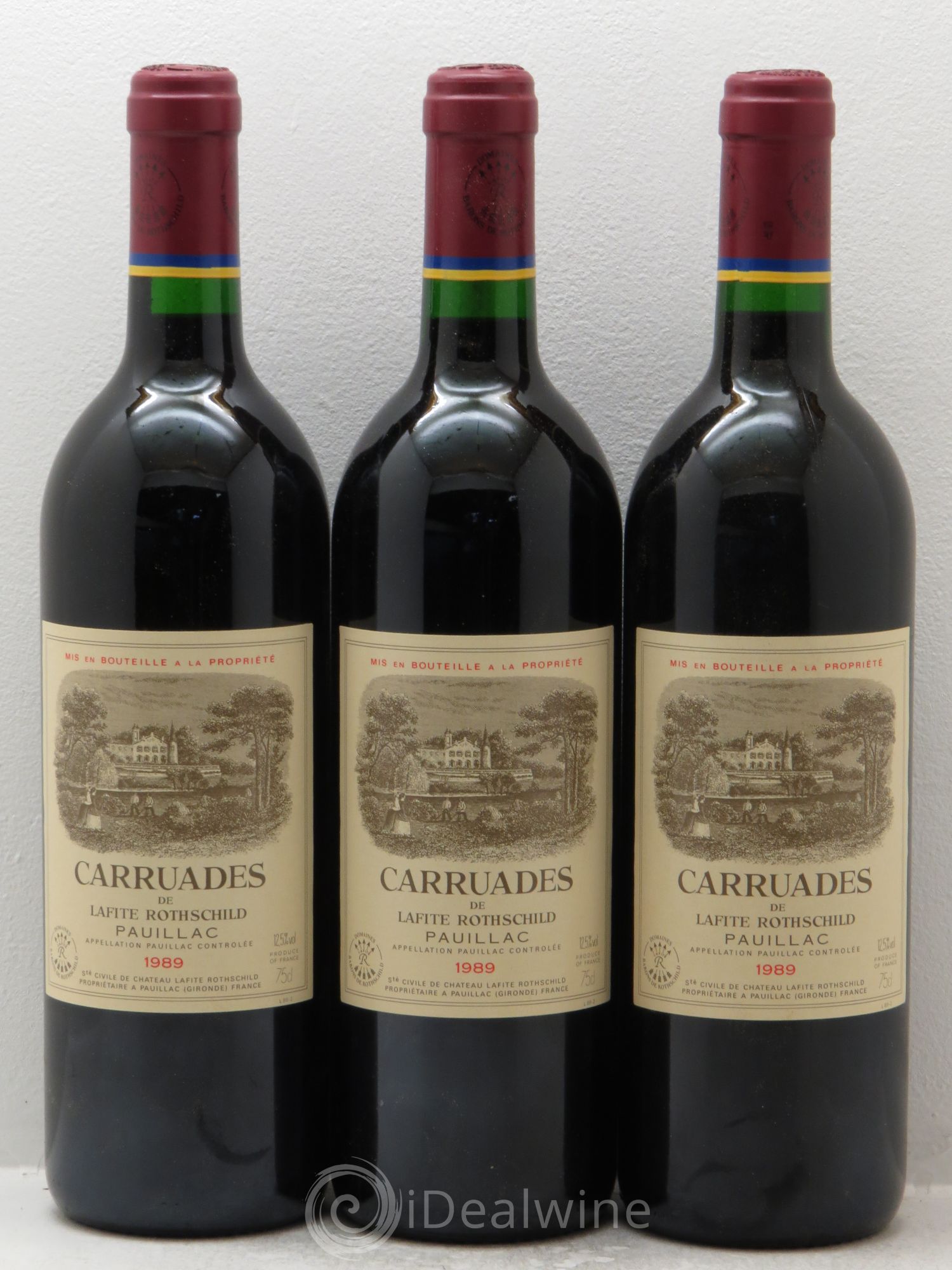 Carruades de Lafite Rothschild Second Vin 1989 - Lot de 12 bouteilles - 3